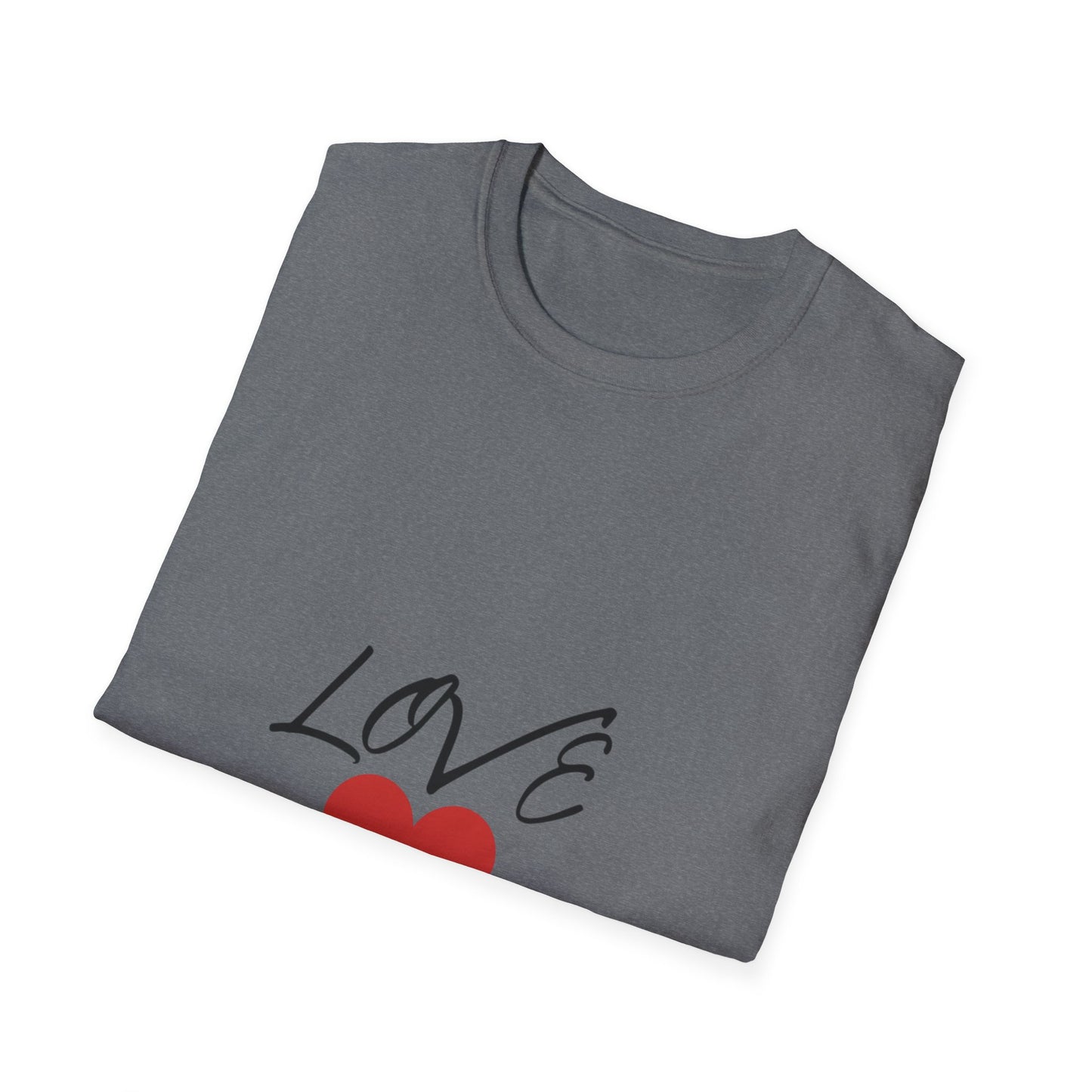 1. LOVE Unisex Softstyle T-Shirt