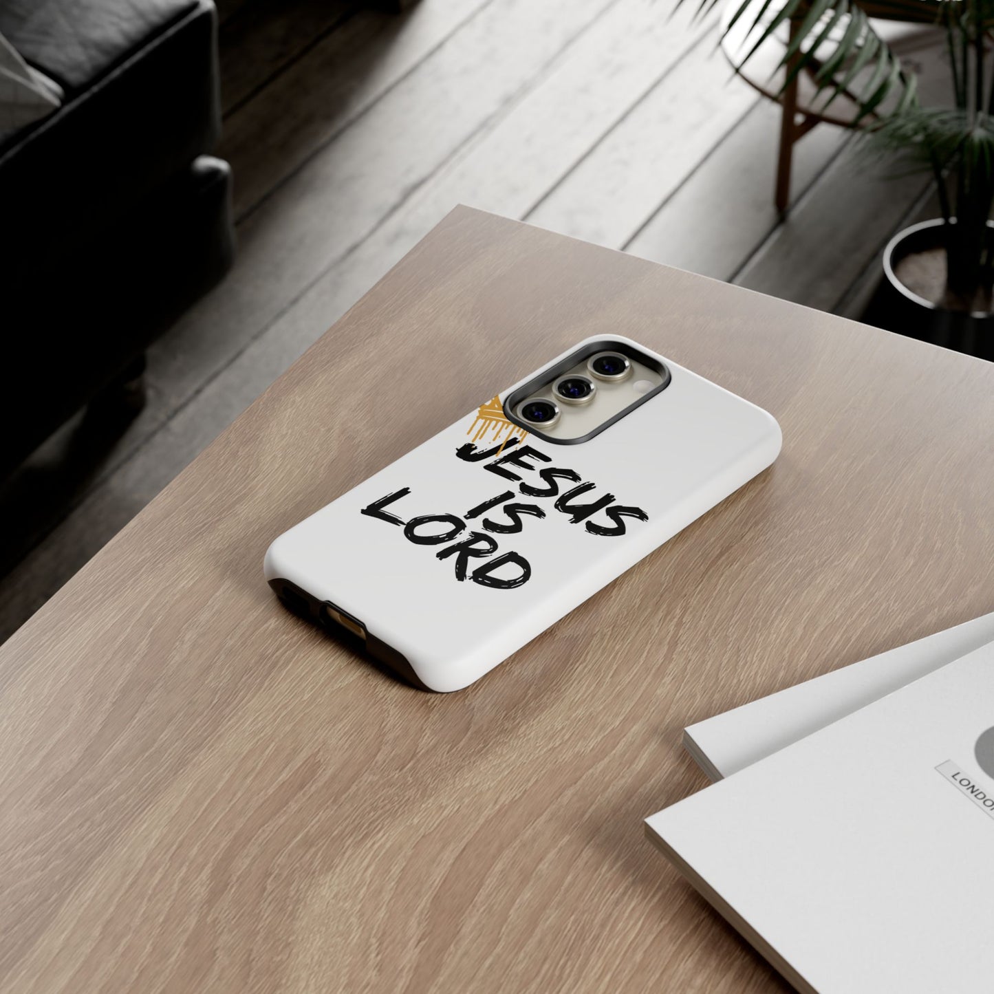 Jesus is Lord Tough Phone Case - Inspirational Christian Design