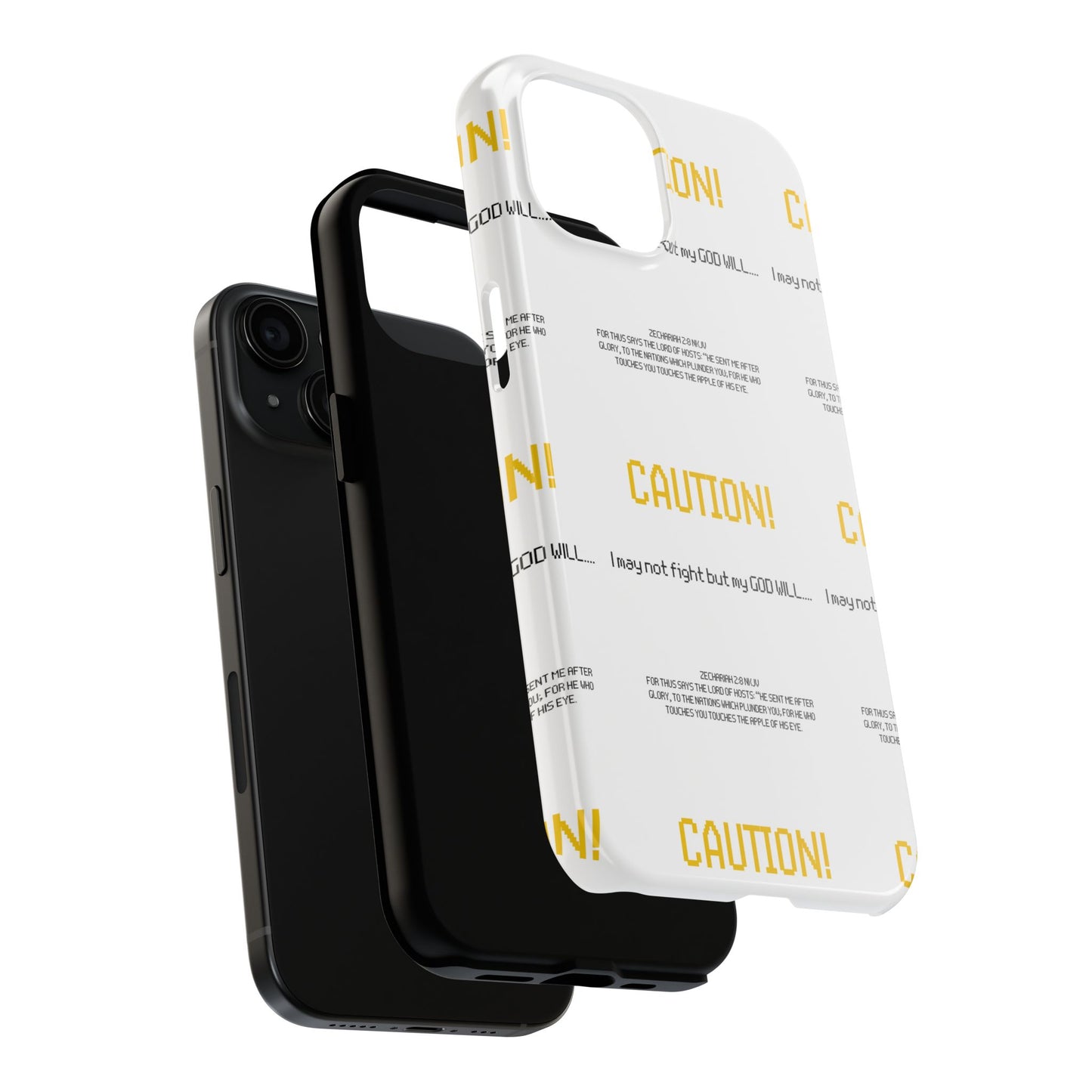 CAUTION Tough Phone Cases