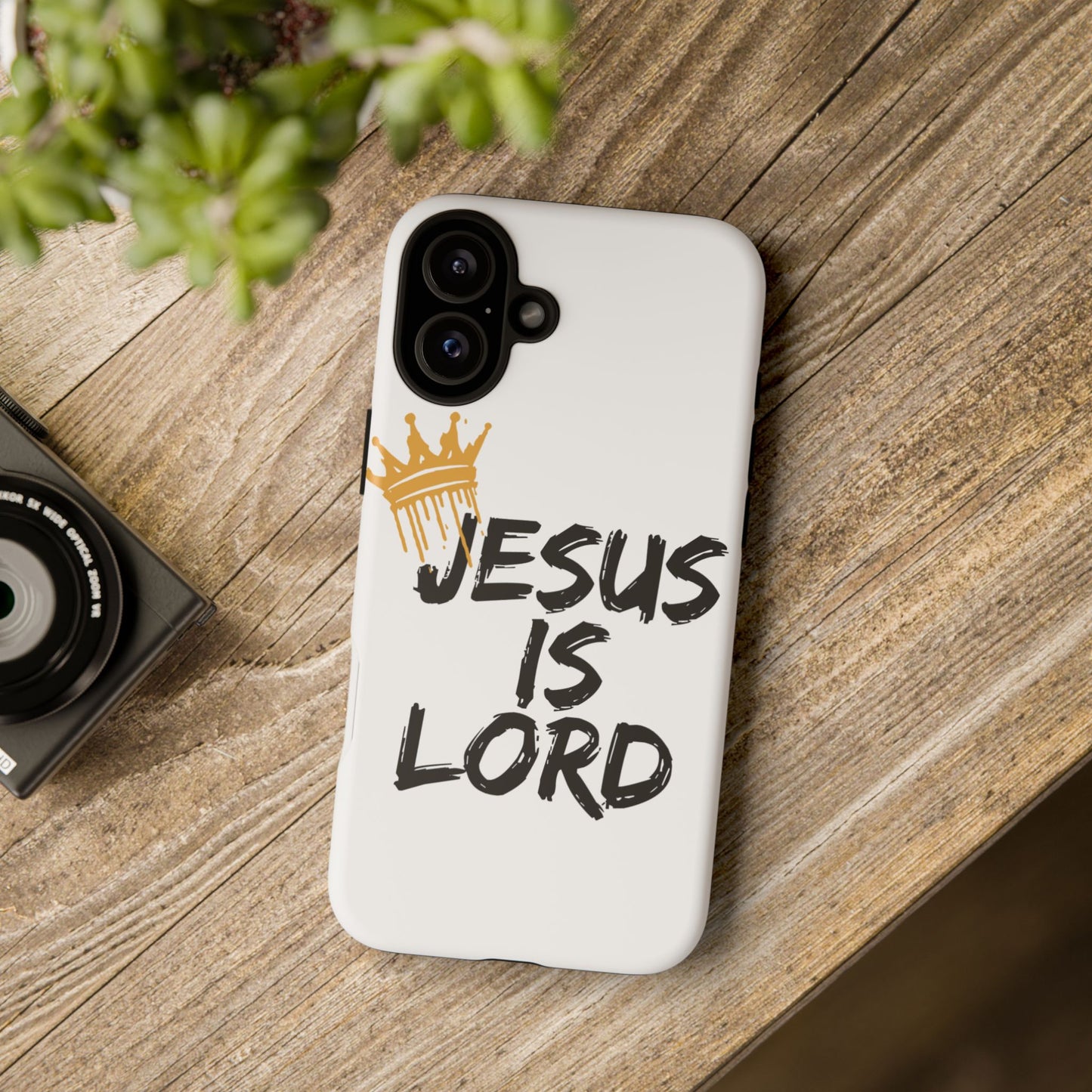 Jesus is Lord Tough Phone Case - Inspirational Christian Design