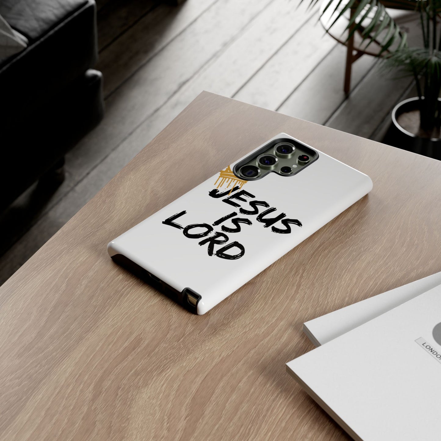 Jesus is Lord Tough Phone Case - Inspirational Christian Design