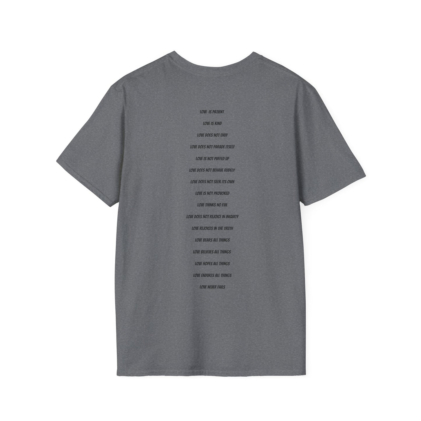 1. LOVE Unisex Softstyle T-Shirt