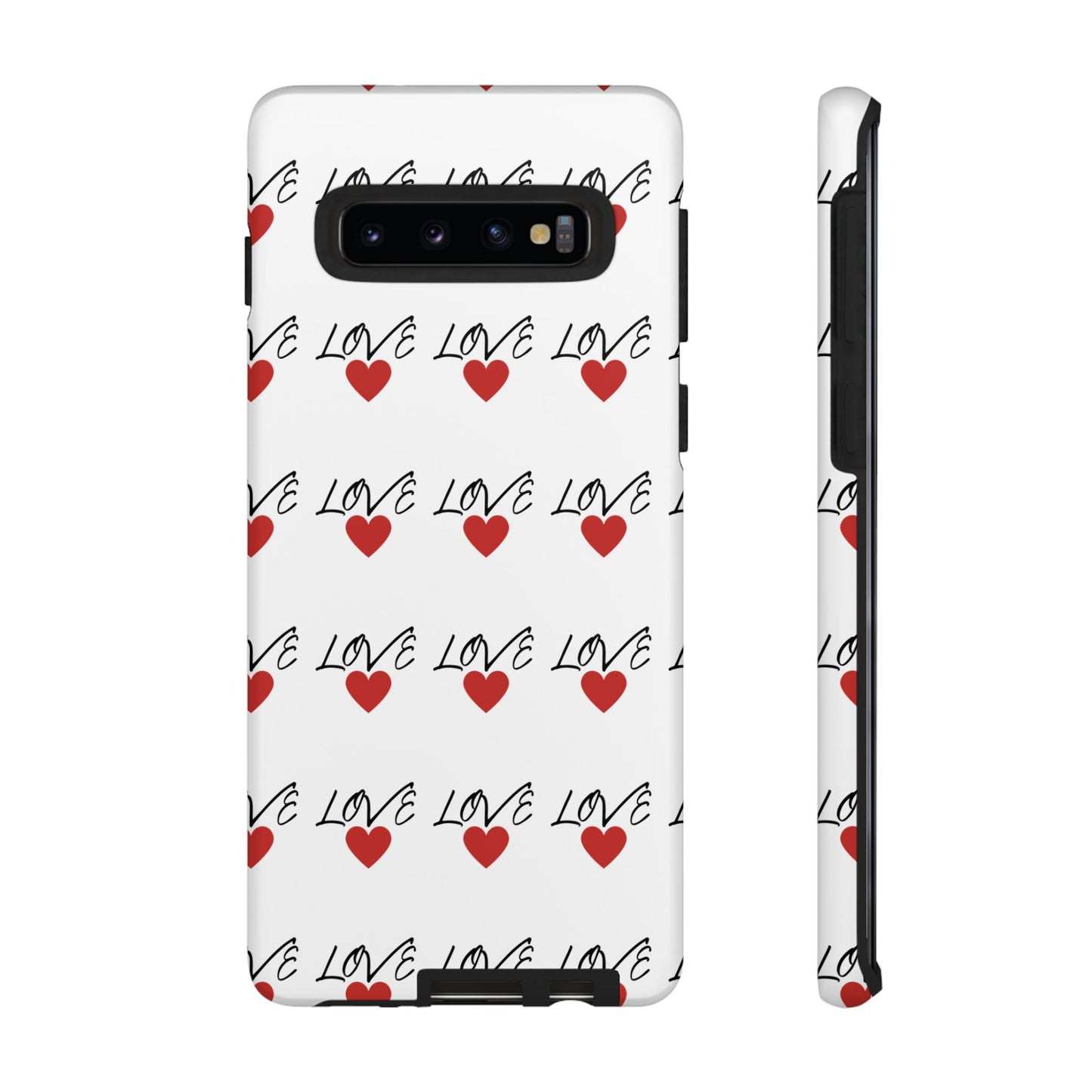 1. Love Hearts Phone Case - Tough & Stylish