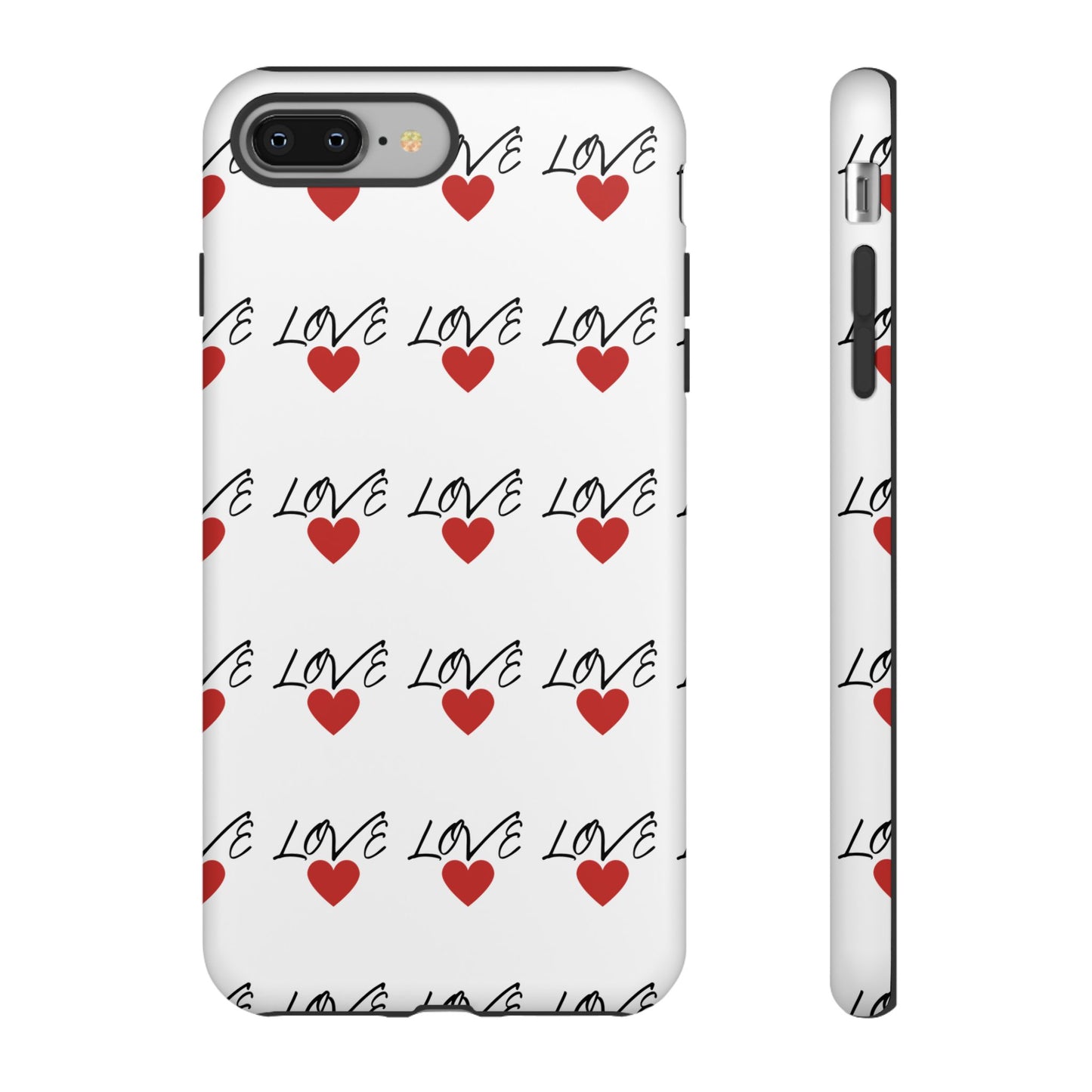 1. Love Hearts Phone Case - Tough & Stylish