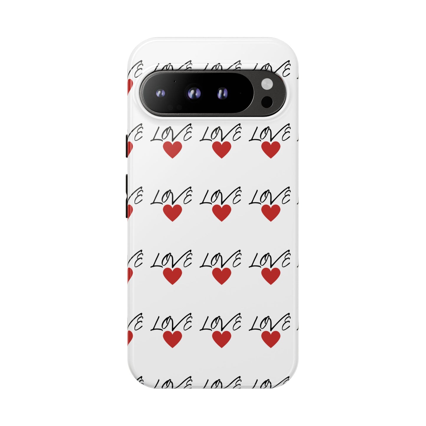 1. Love Hearts Phone Case - Tough & Stylish
