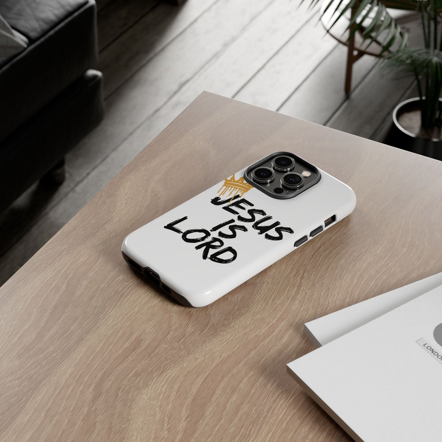 Jesus is Lord Tough Phone Case - Inspirational Christian Design