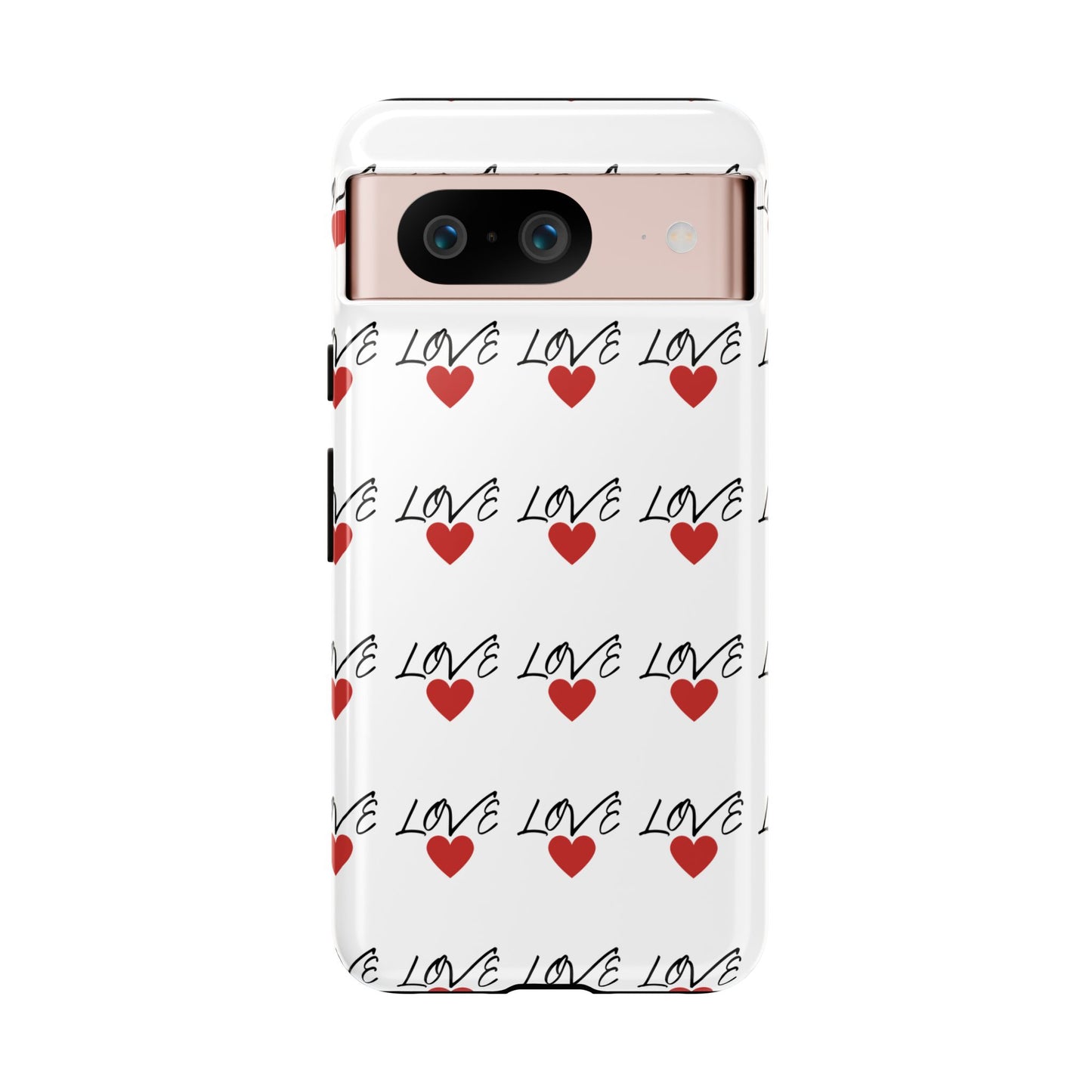 1. Love Hearts Phone Case - Tough & Stylish