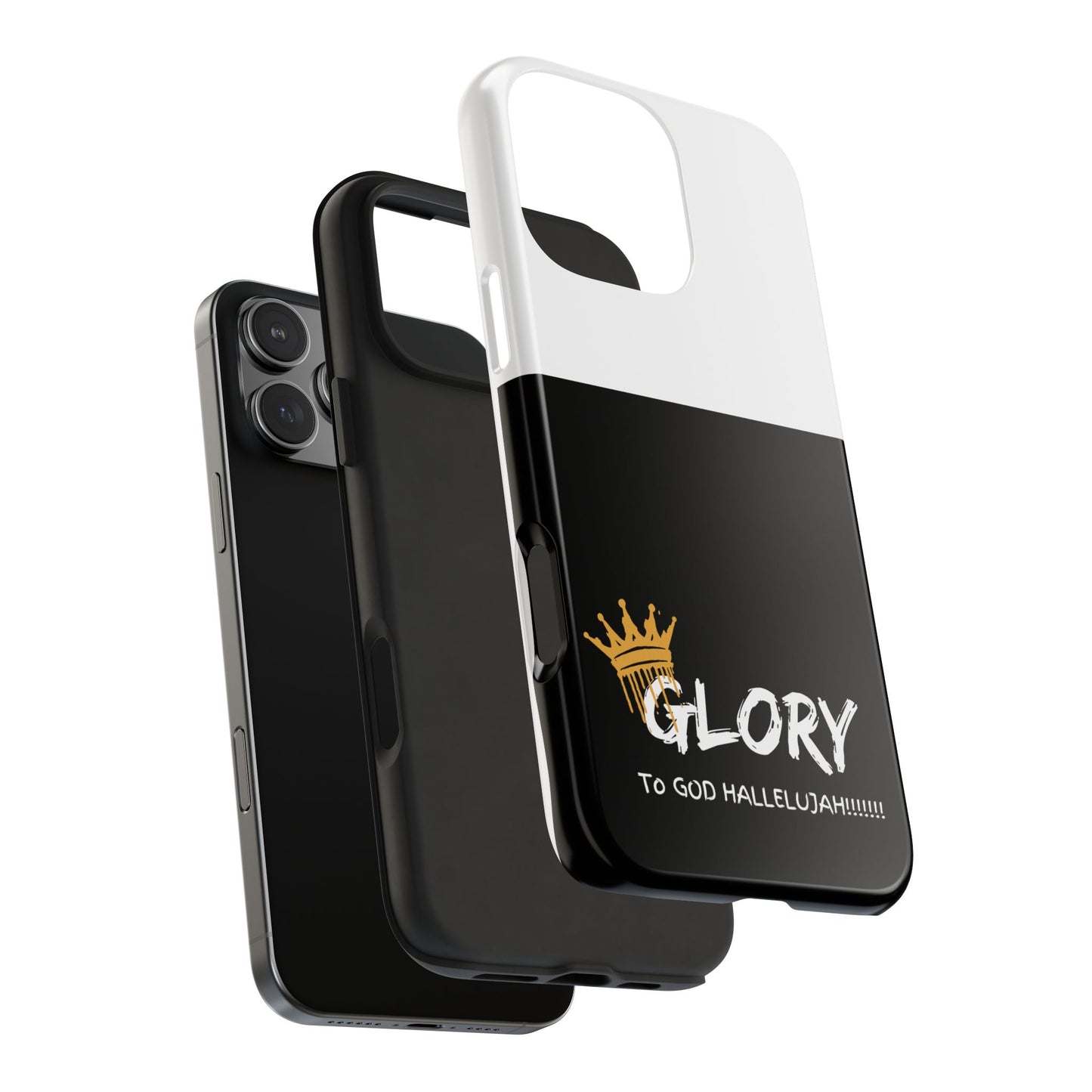 GLORY to GOD Half & Half Tough Phone Cases
