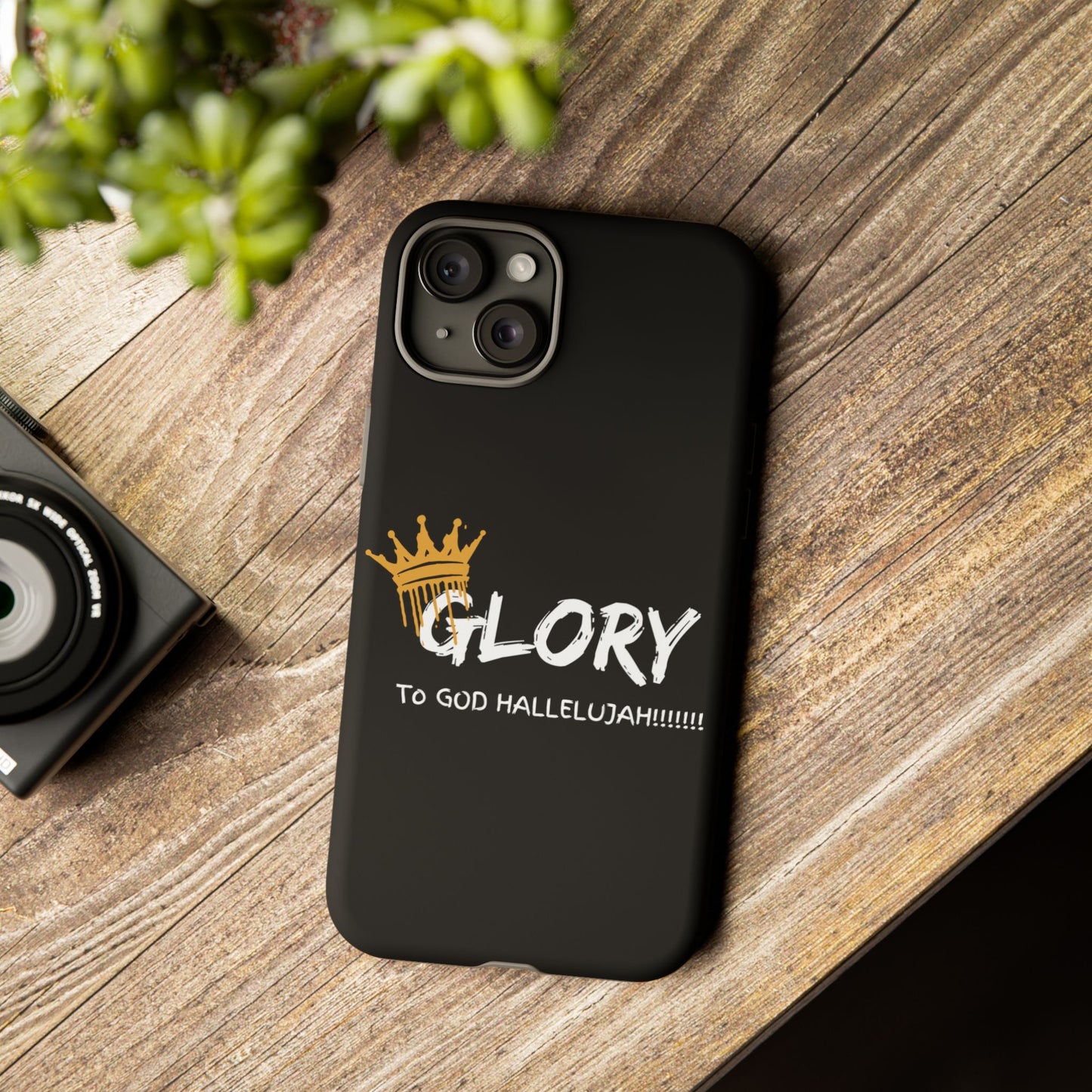 GLORY To God HALLELUJAH Inspirational Phone Case