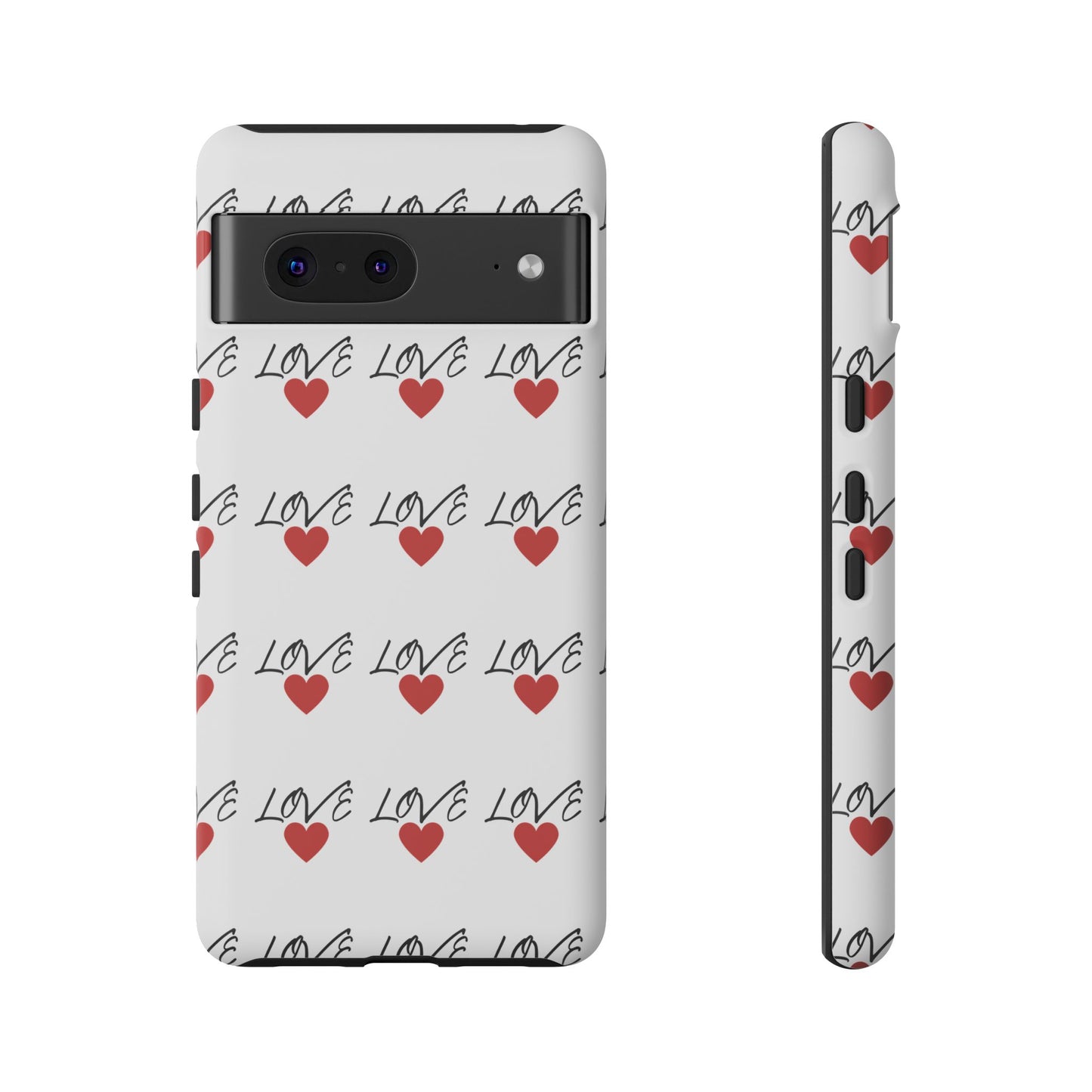 1. Love Hearts Phone Case - Tough & Stylish