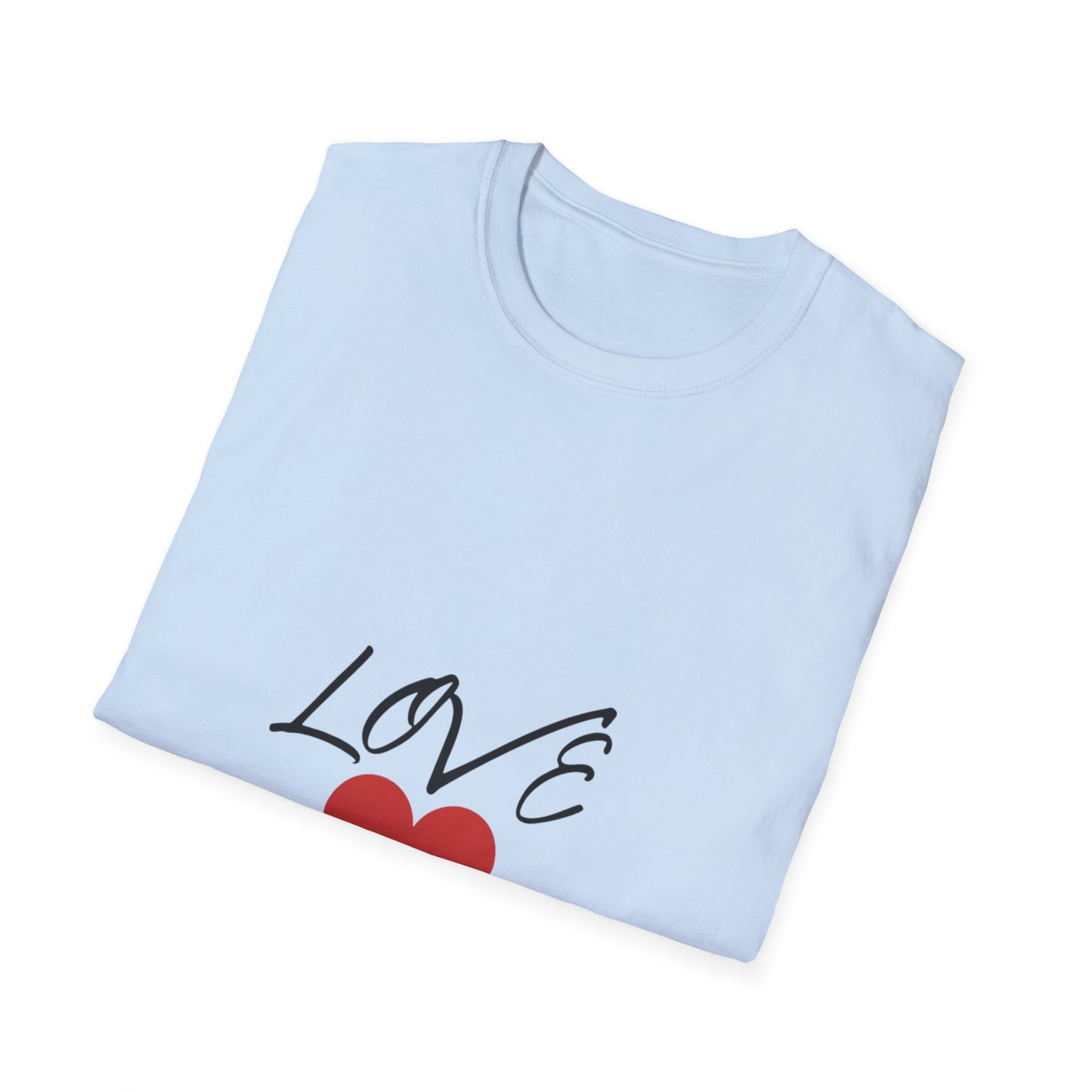 1. LOVE Unisex Softstyle T-Shirt