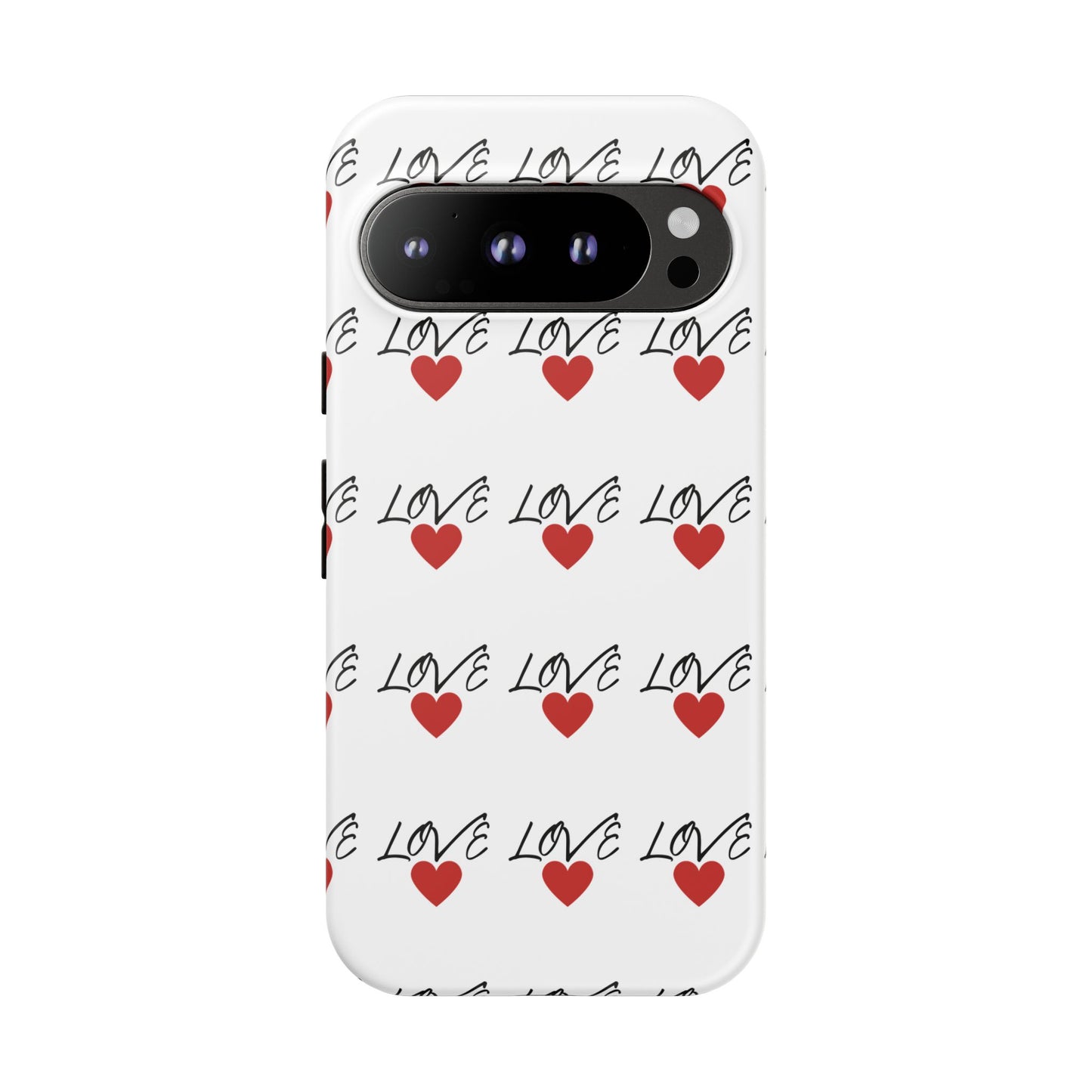 1. Love Hearts Phone Case - Tough & Stylish