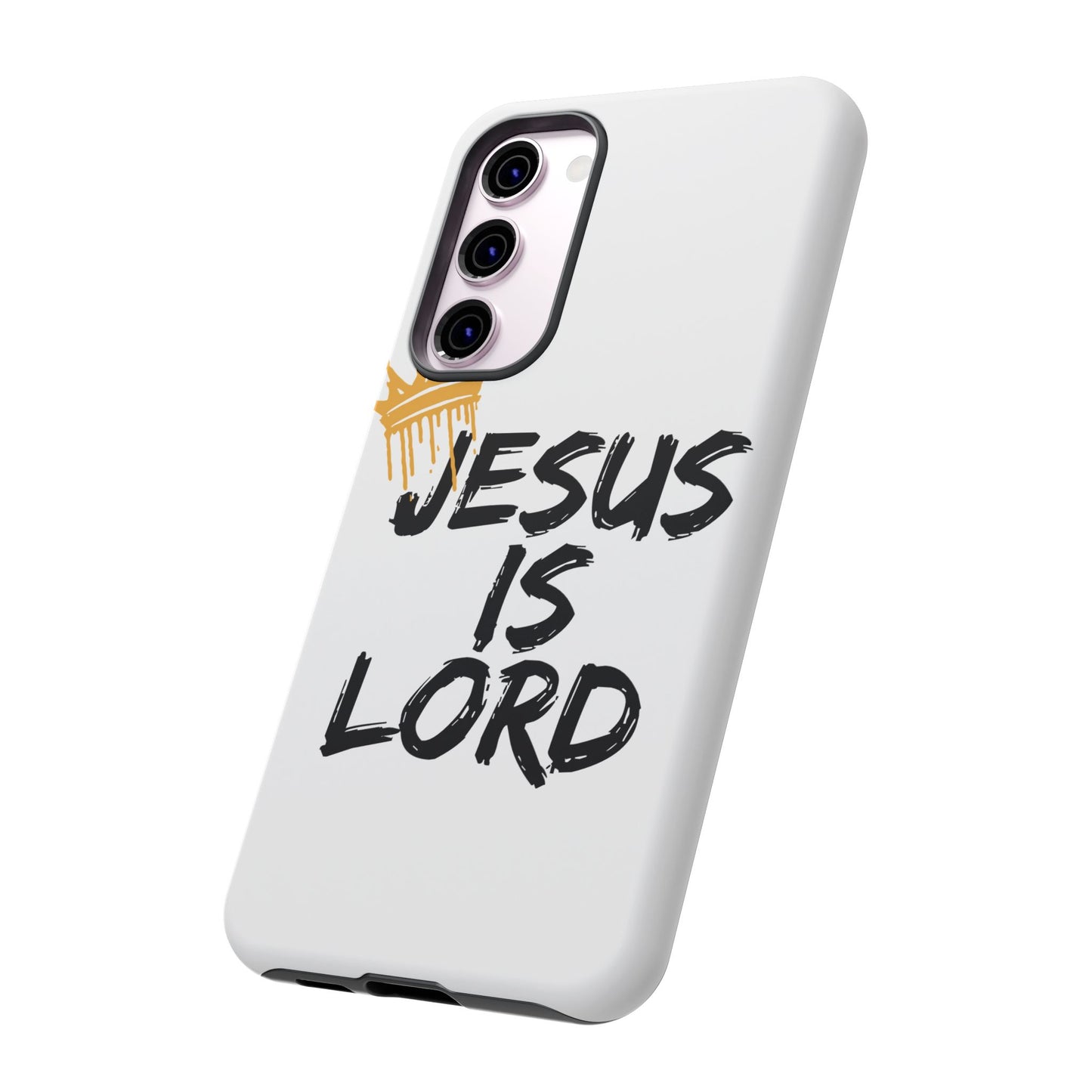 Jesus is Lord Tough Phone Case - Inspirational Christian Design