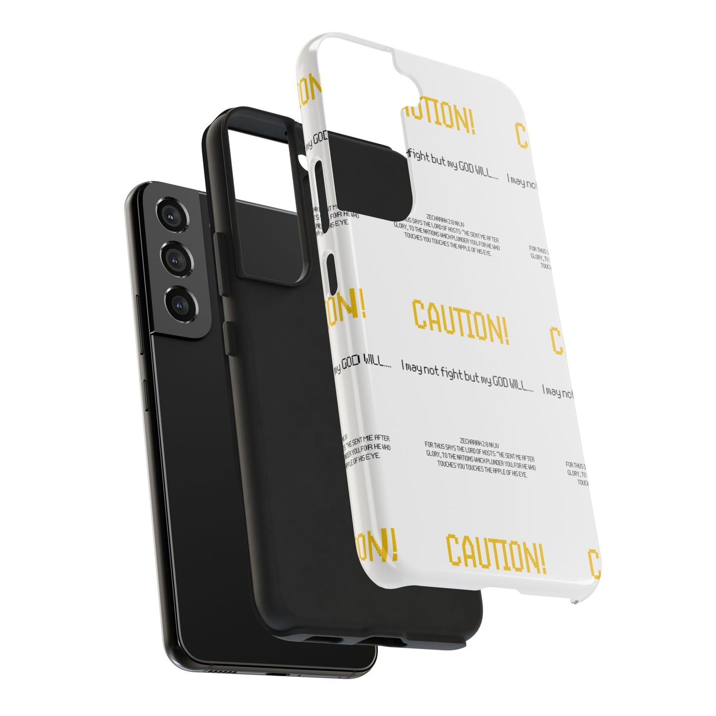 CAUTION Tough Phone Cases