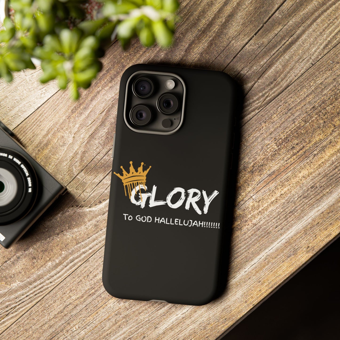 GLORY To God HALLELUJAH Inspirational Phone Case