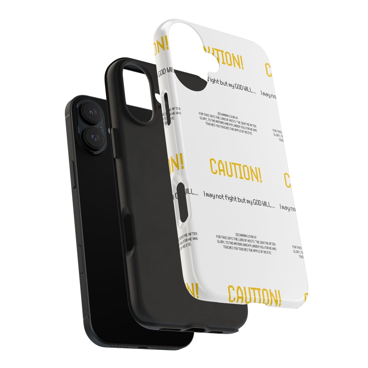 CAUTION Tough Phone Cases
