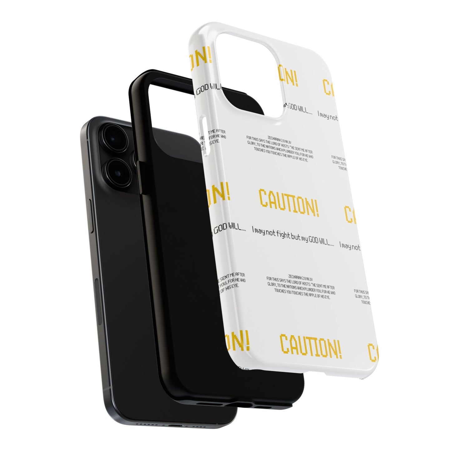 CAUTION Tough Phone Cases