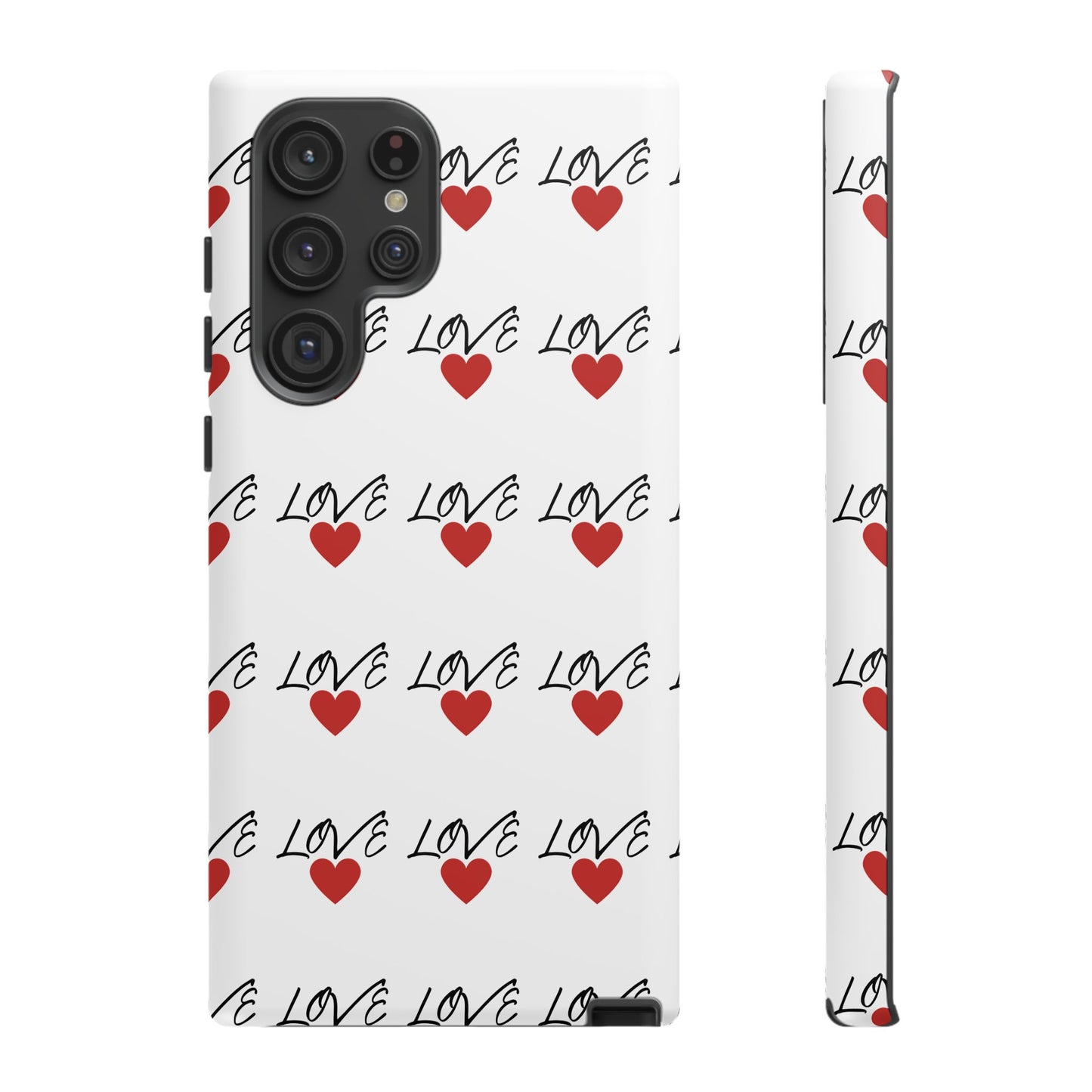 1. Love Hearts Phone Case - Tough & Stylish