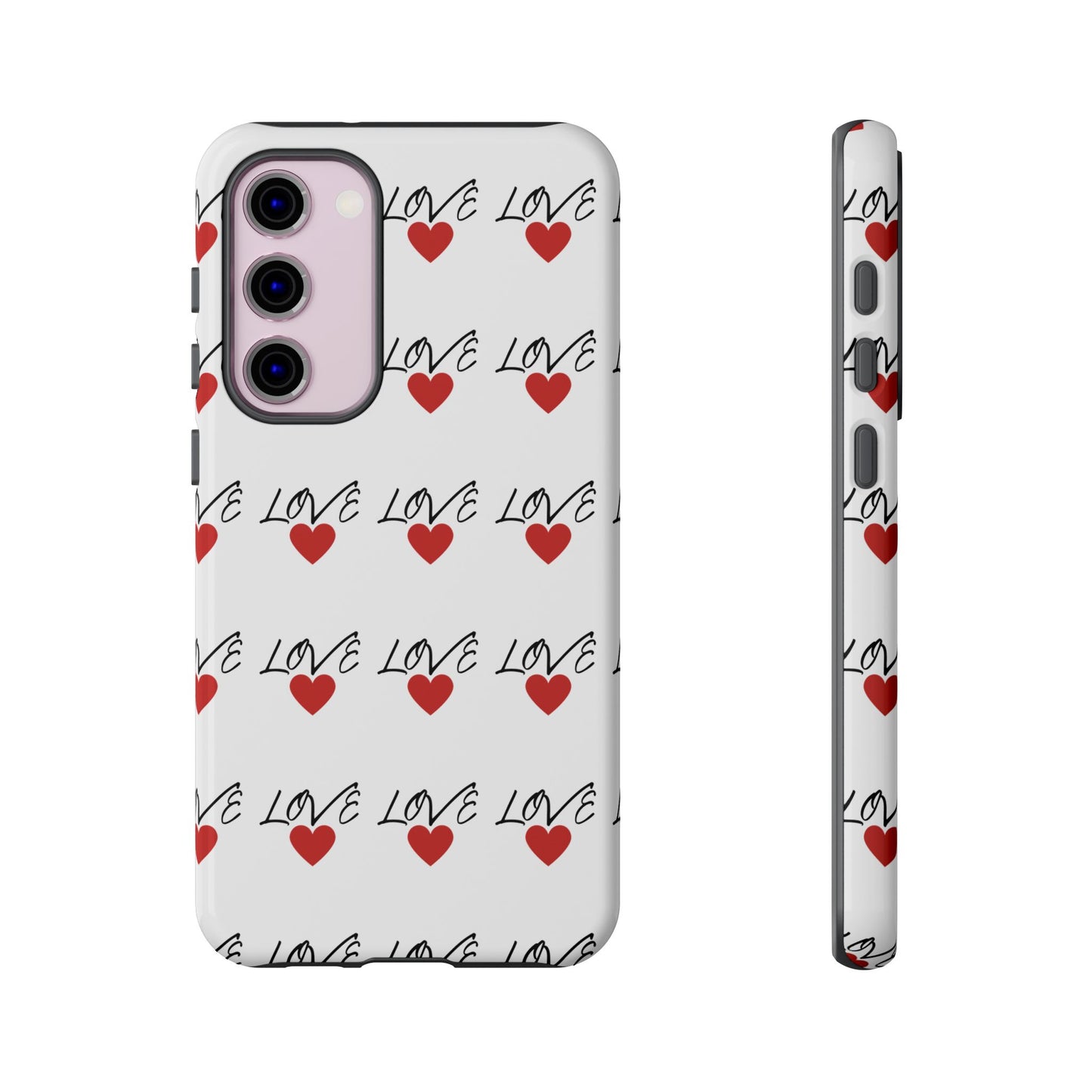 1. Love Hearts Phone Case - Tough & Stylish