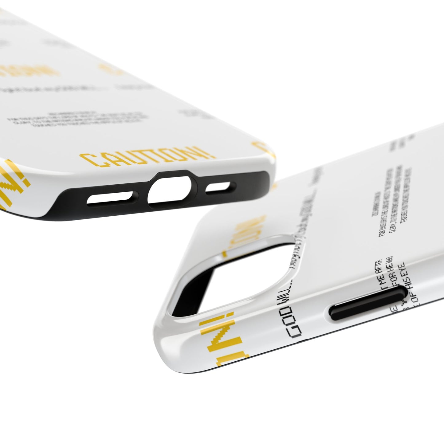 CAUTION Tough Phone Cases