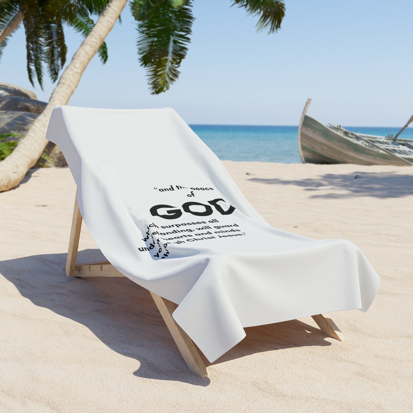The PEACE of GOD Beach Towel
