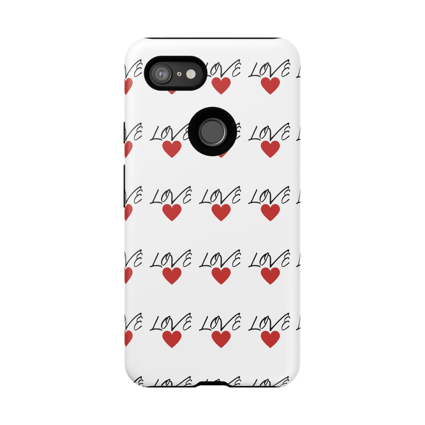 1. Love Hearts Phone Case - Tough & Stylish