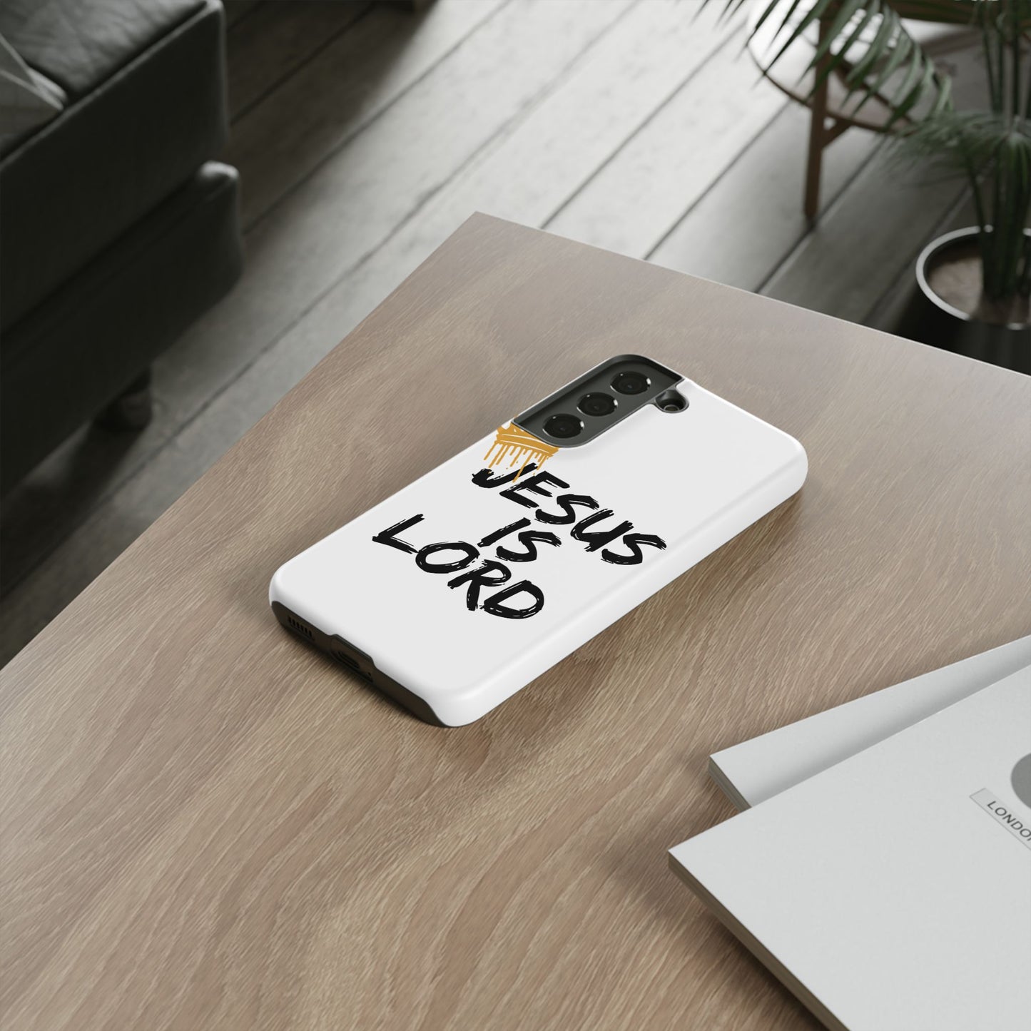 Jesus is Lord Tough Phone Case - Inspirational Christian Design