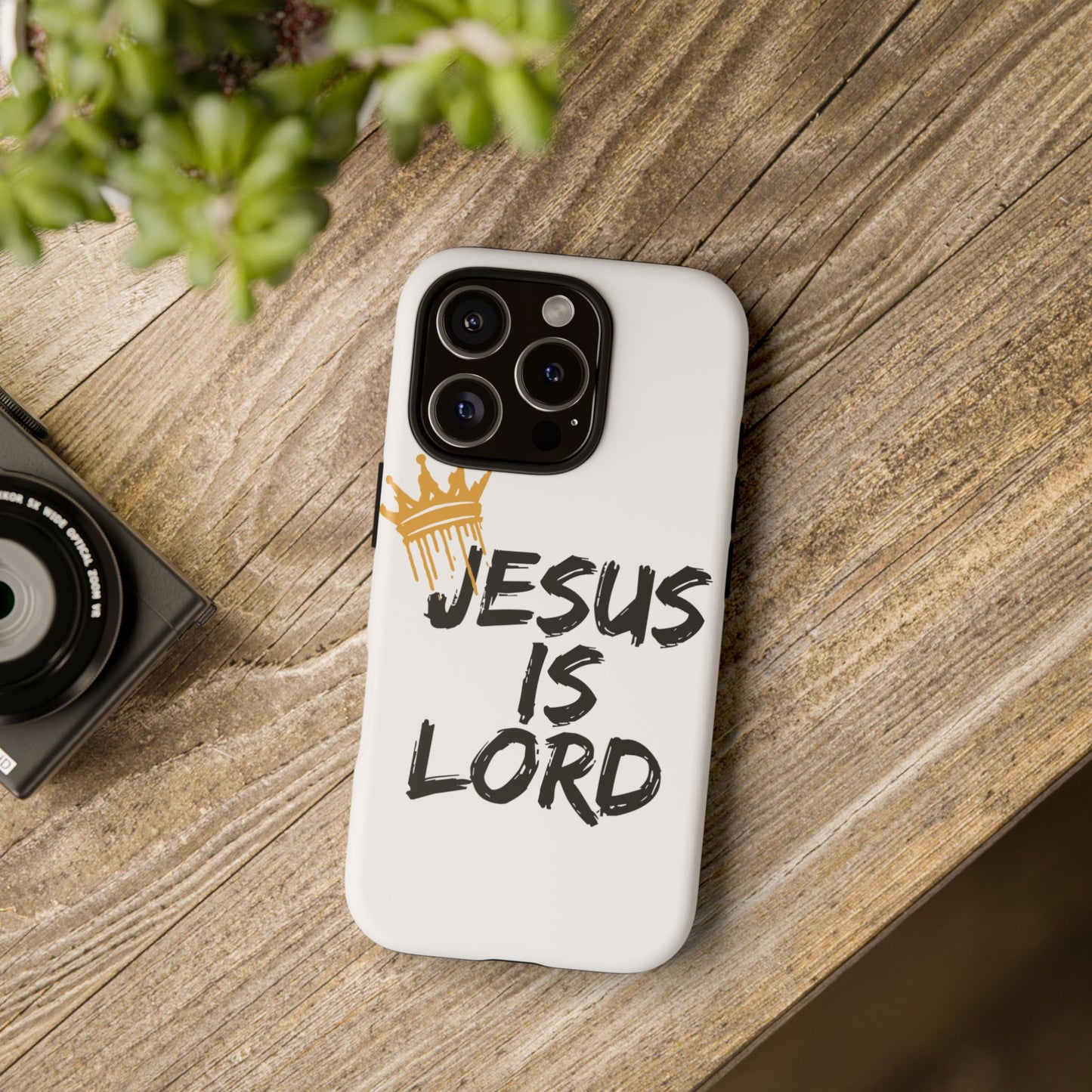 Jesus is Lord Tough Phone Case - Inspirational Christian Design