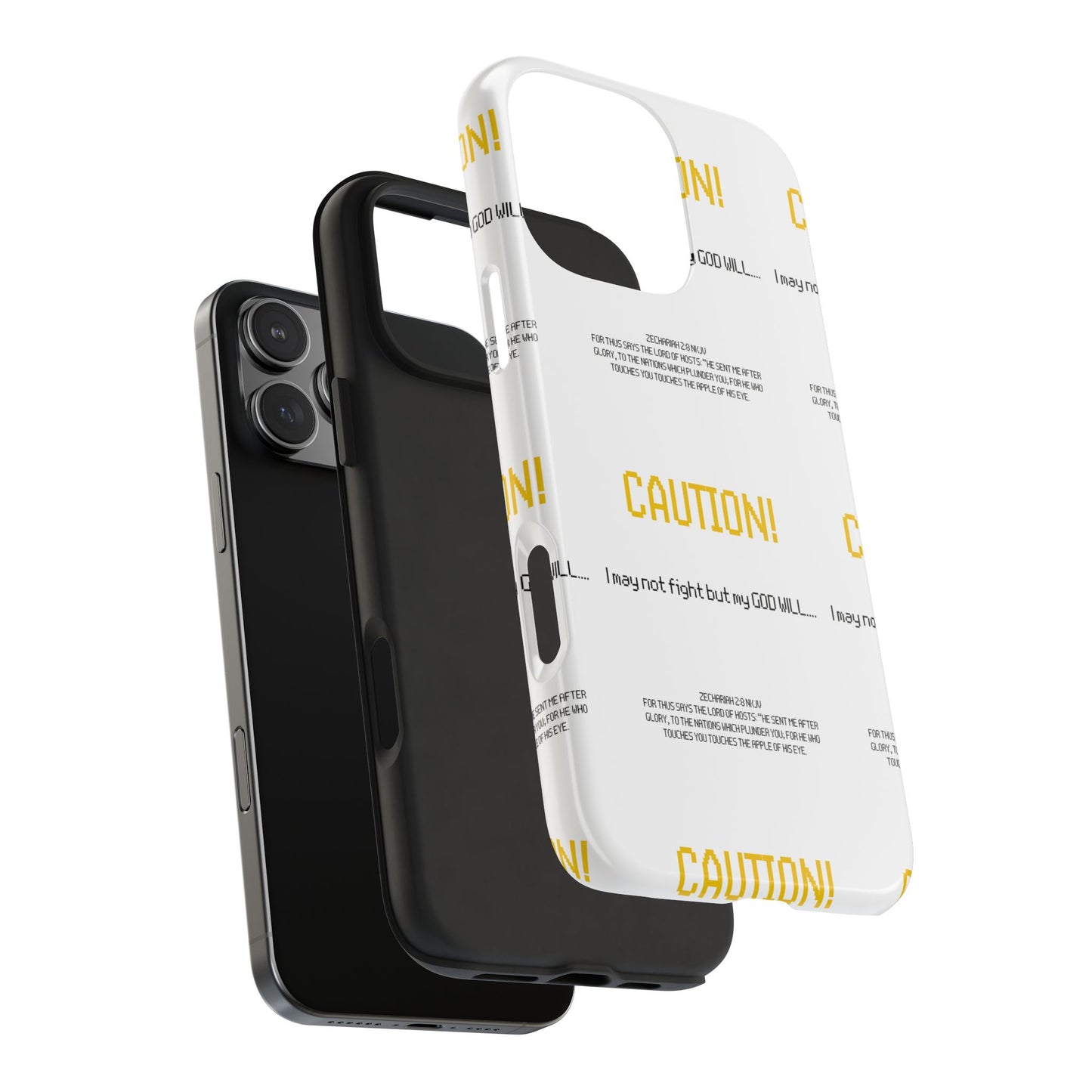 CAUTION Tough Phone Cases
