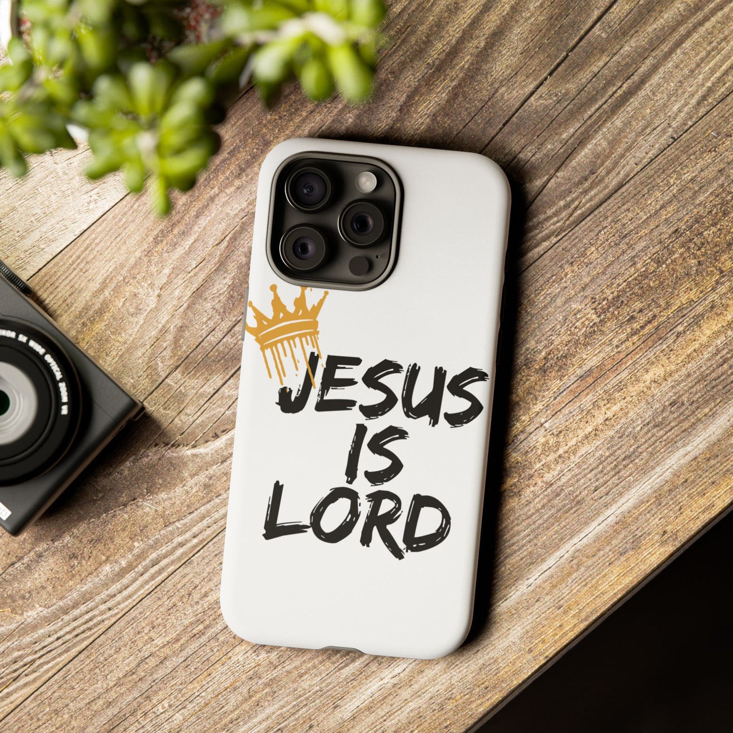 Jesus is Lord Tough Phone Case - Inspirational Christian Design