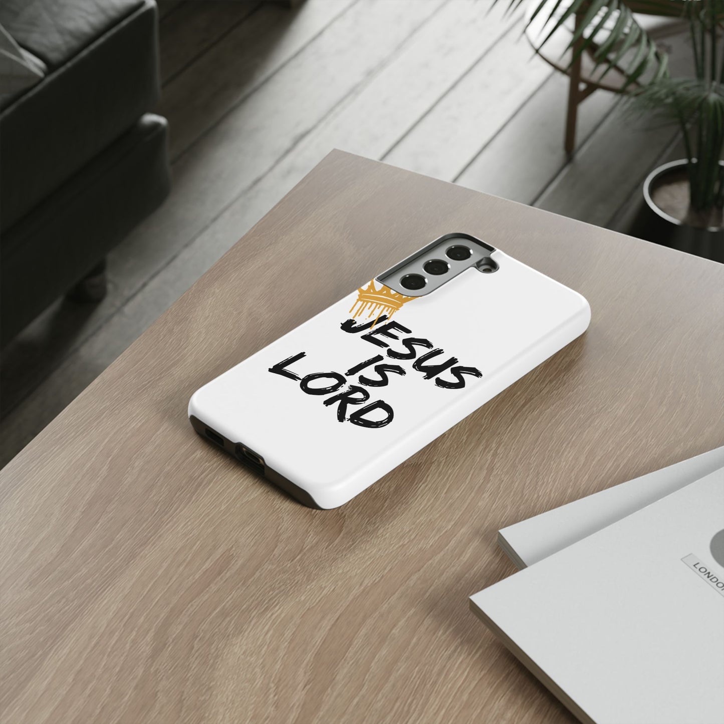 Jesus is Lord Tough Phone Case - Inspirational Christian Design