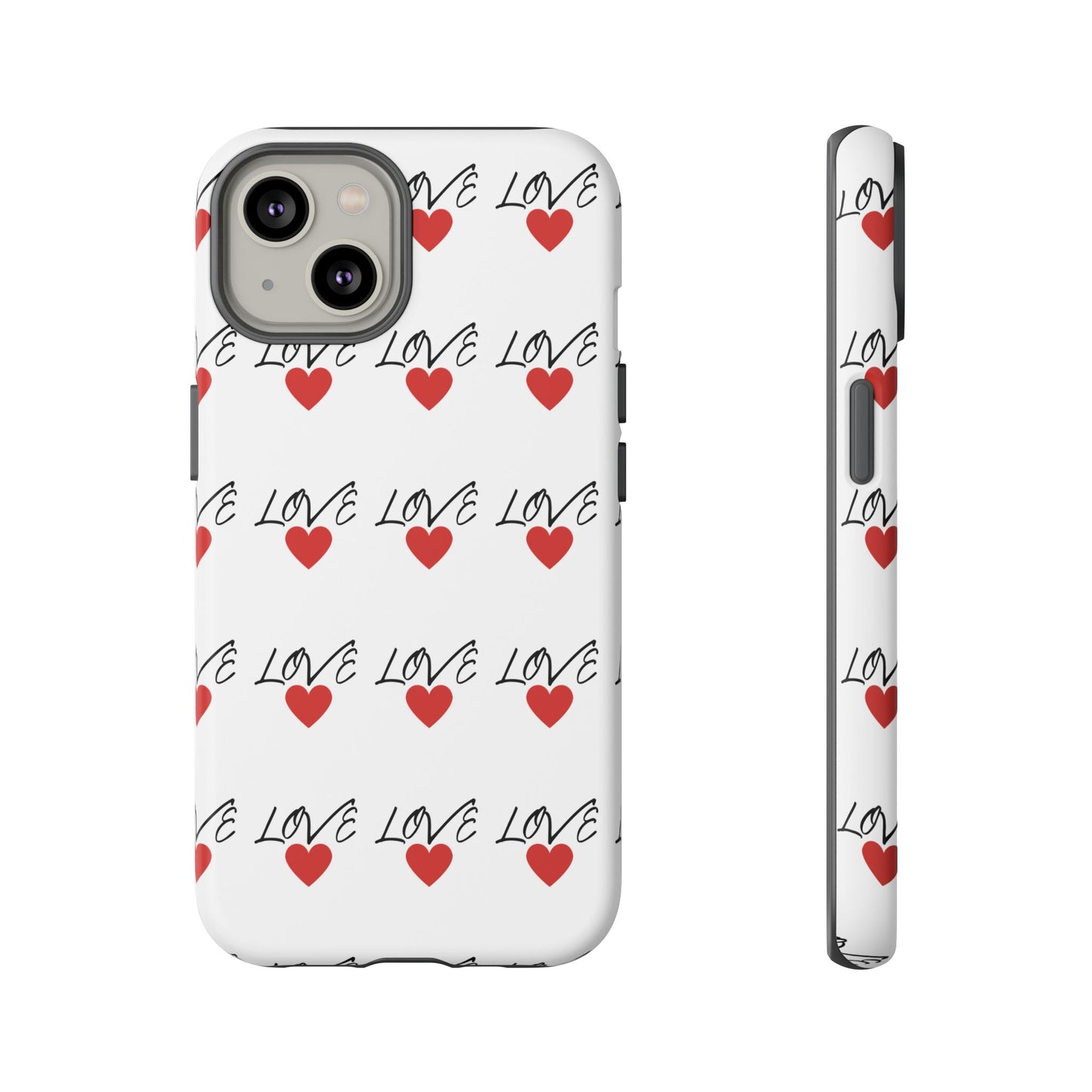 1. Love Hearts Phone Case - Tough & Stylish