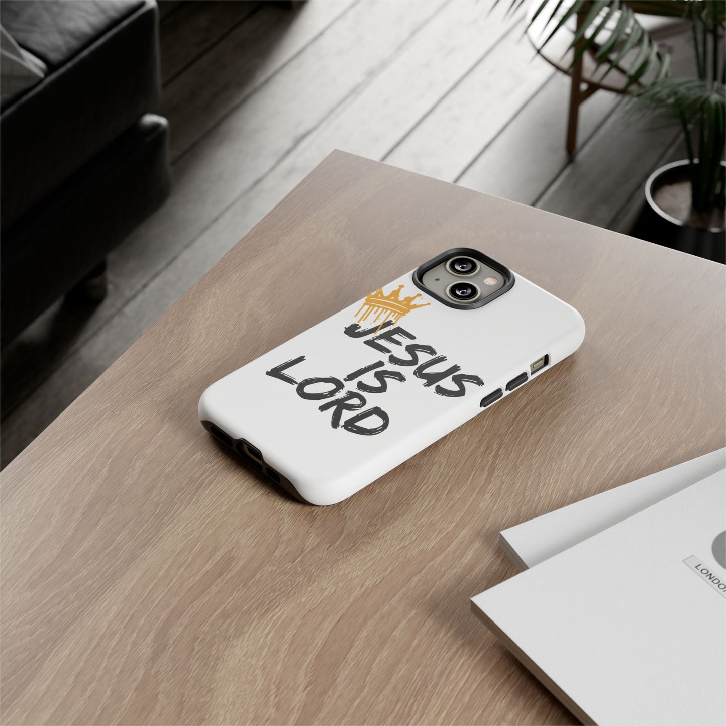 Jesus is Lord Tough Phone Case - Inspirational Christian Design
