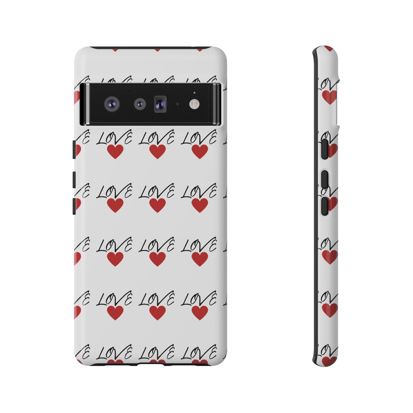 1. Love Hearts Phone Case - Tough & Stylish