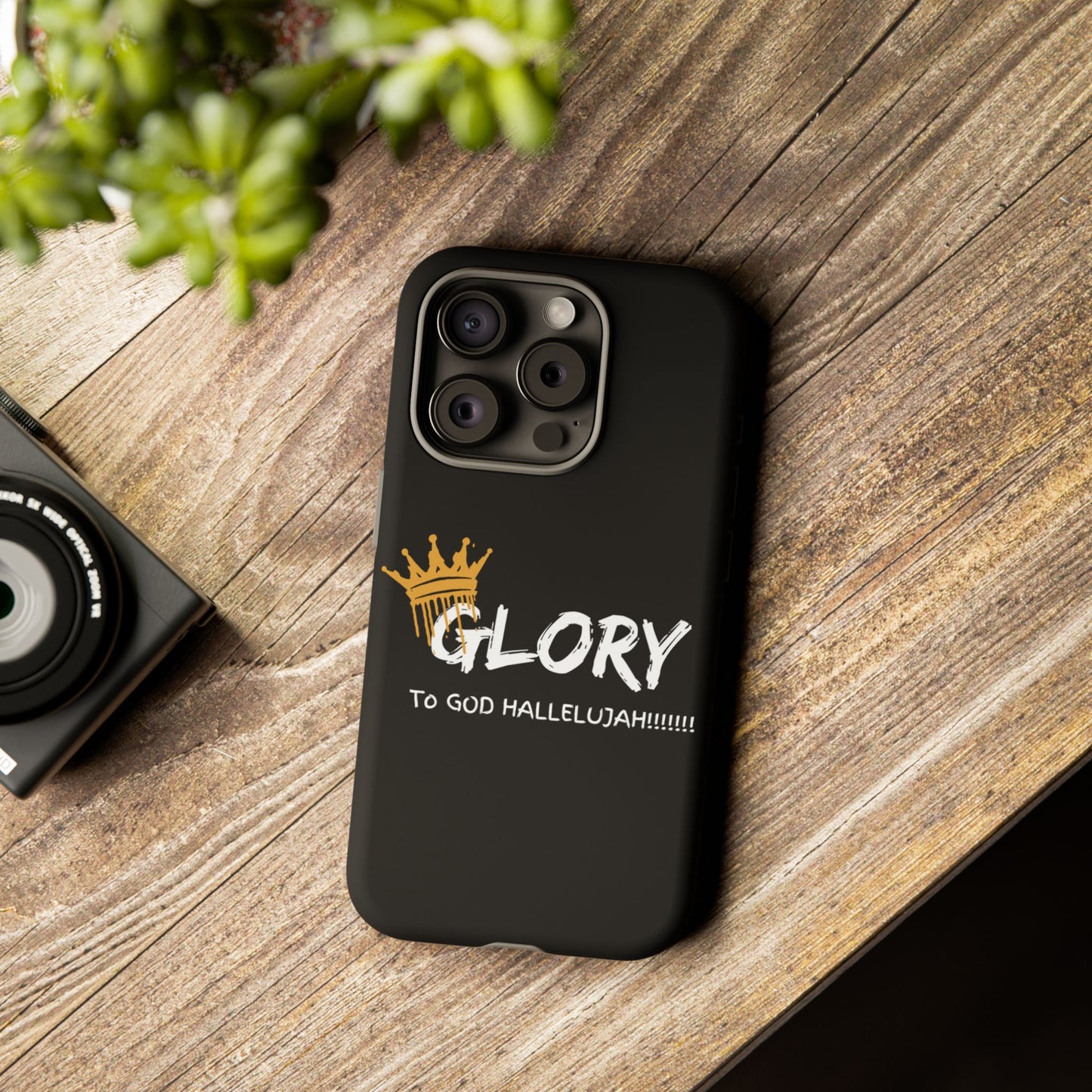 GLORY To God HALLELUJAH Inspirational Phone Case