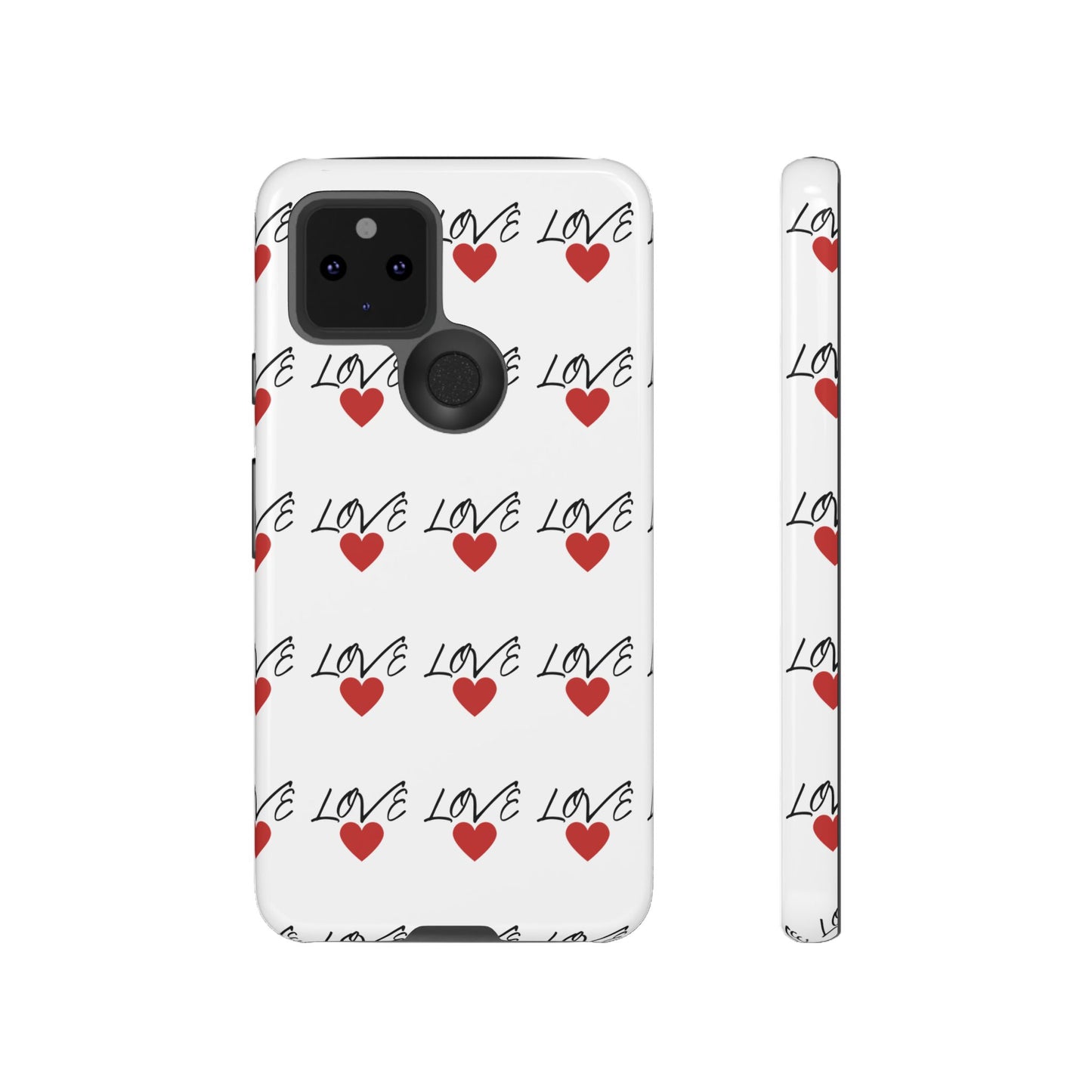 1. Love Hearts Phone Case - Tough & Stylish