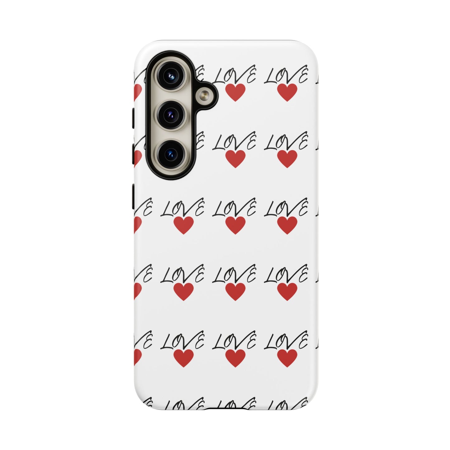 1. Love Hearts Phone Case - Tough & Stylish