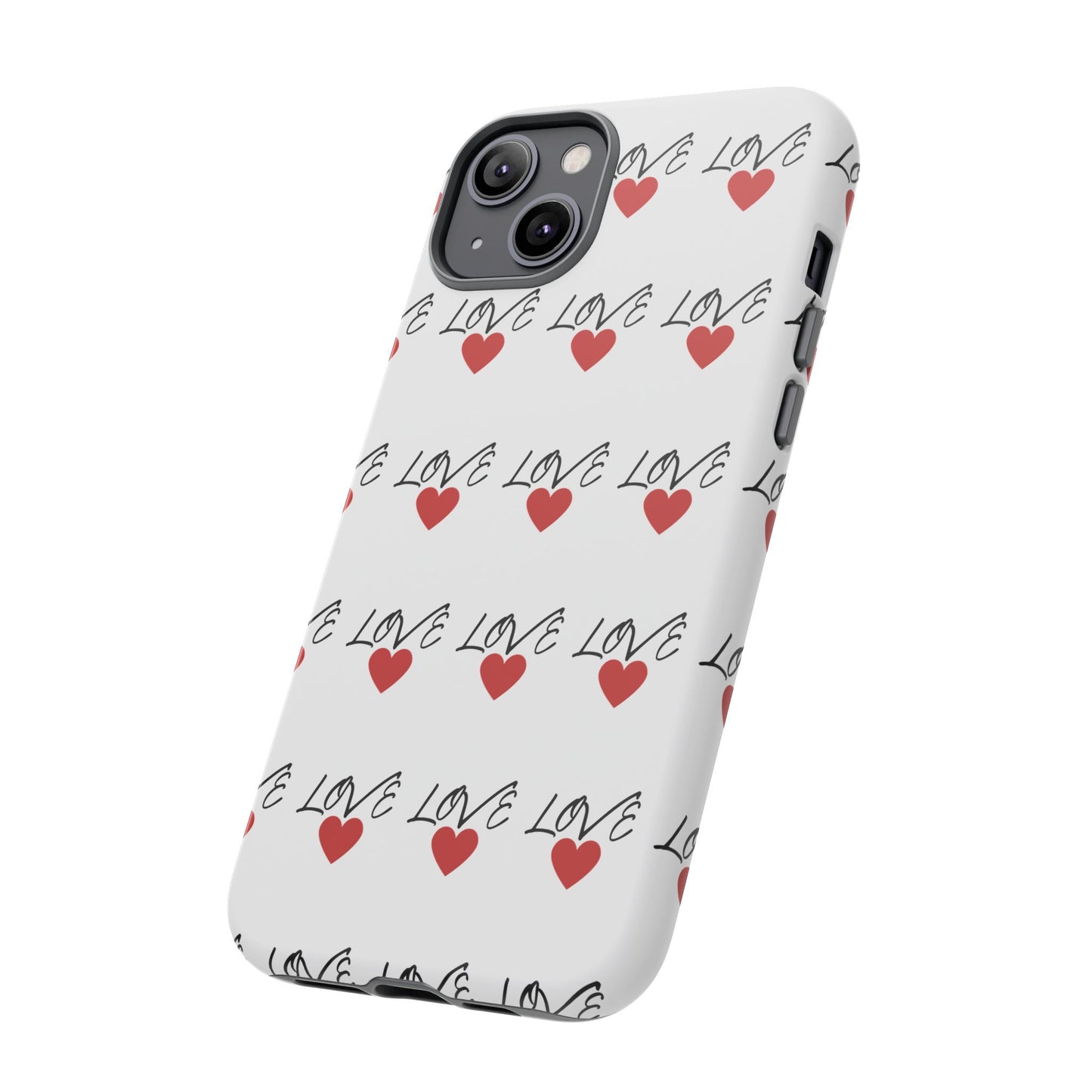 1. Love Hearts Phone Case - Tough & Stylish