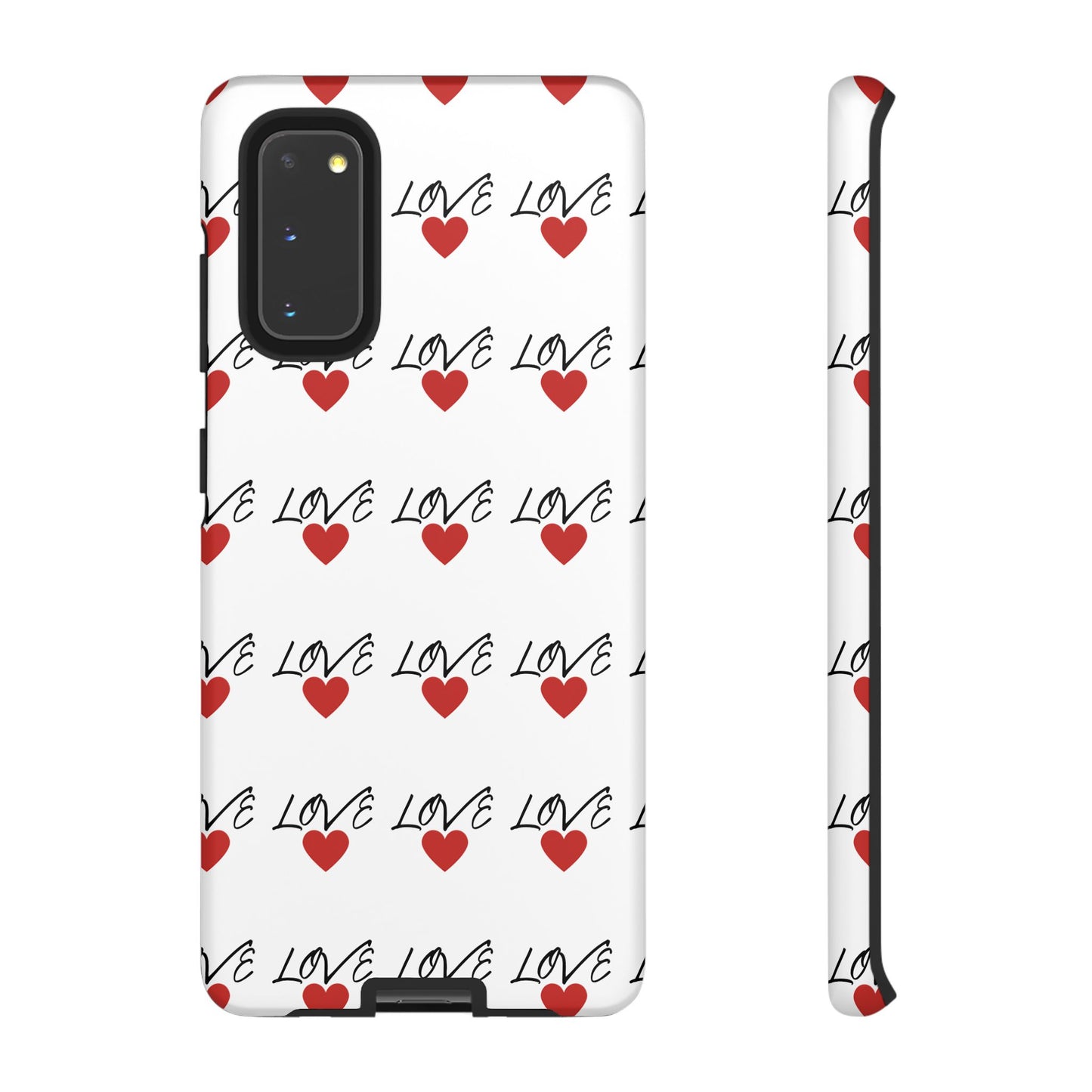 1. Love Hearts Phone Case - Tough & Stylish