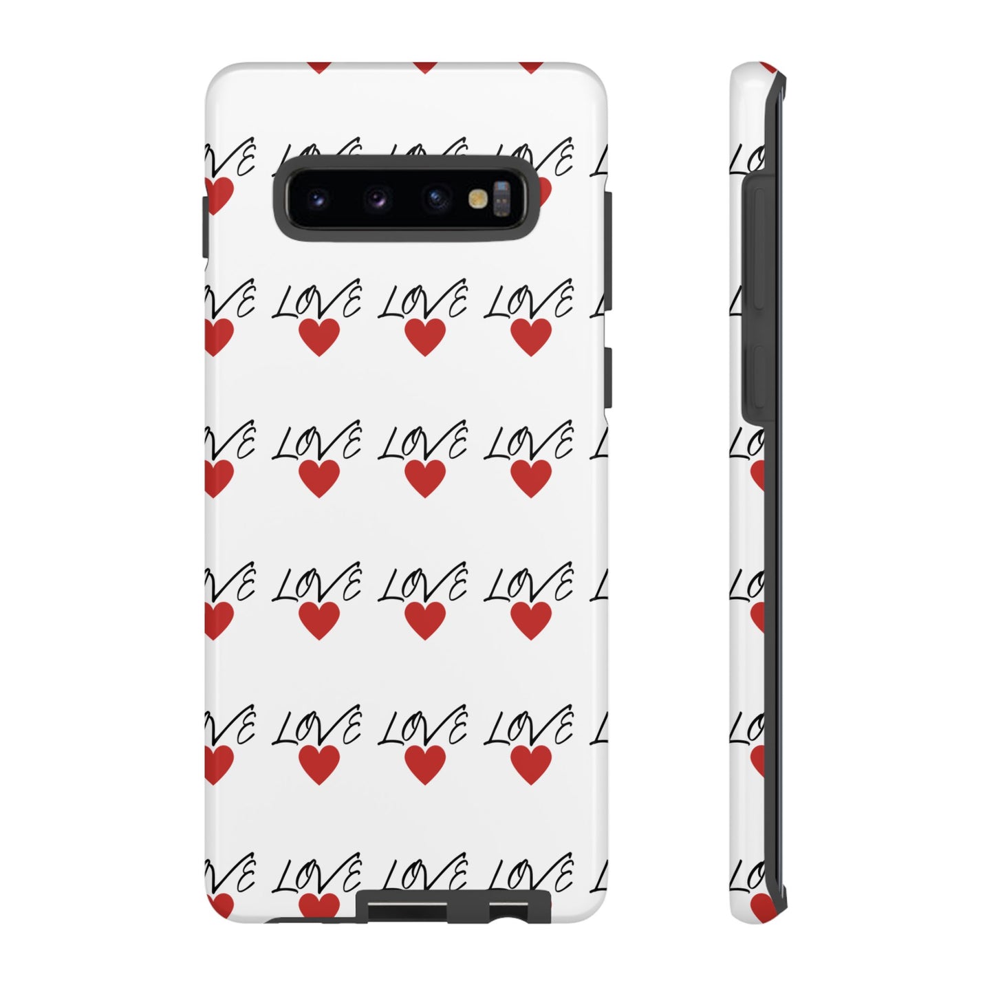 1. Love Hearts Phone Case - Tough & Stylish