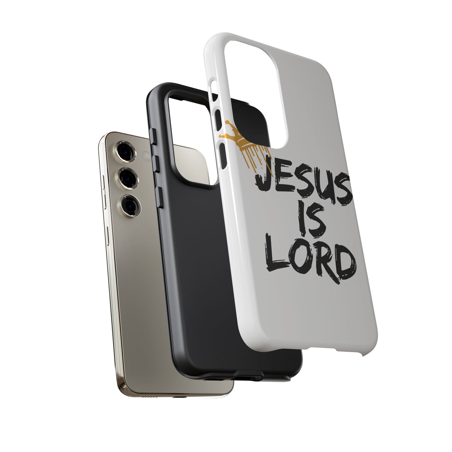 Jesus is Lord Tough Phone Case - Inspirational Christian Design