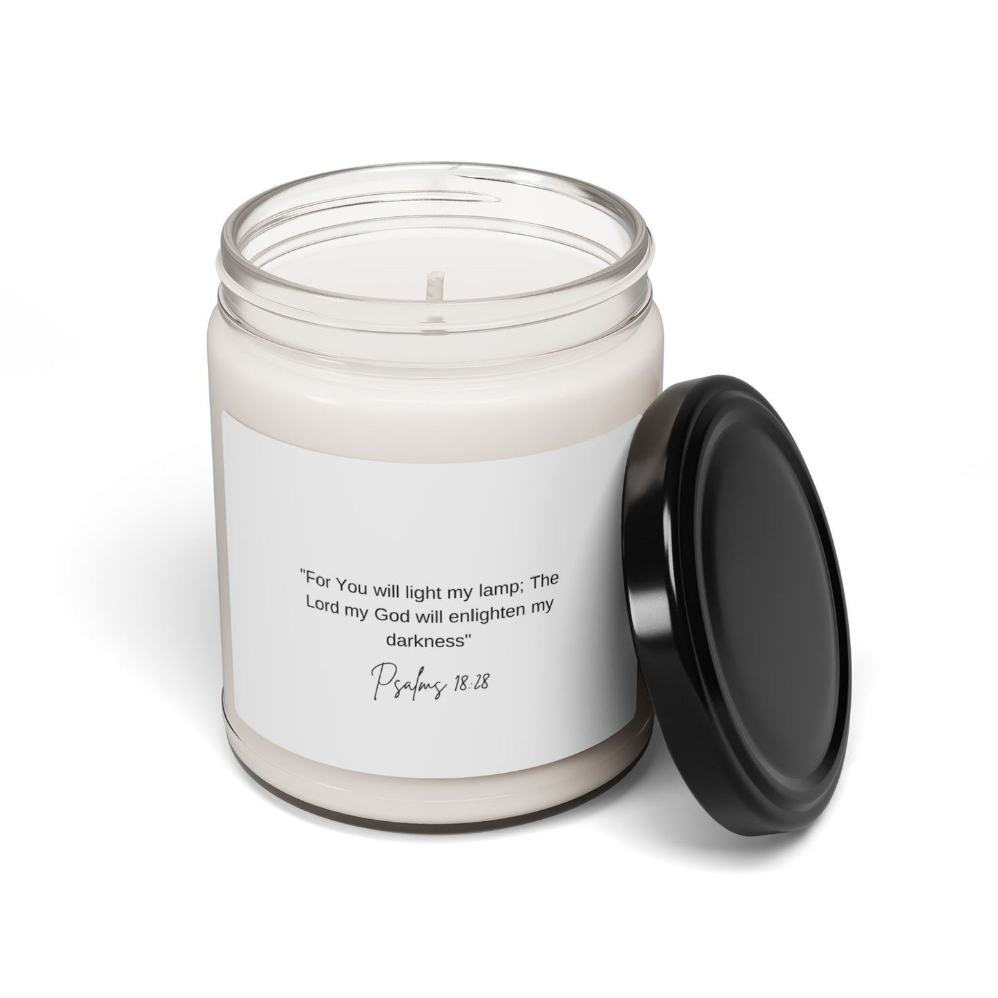 Psalms 18:28 Scented Soy Candle, 9oz