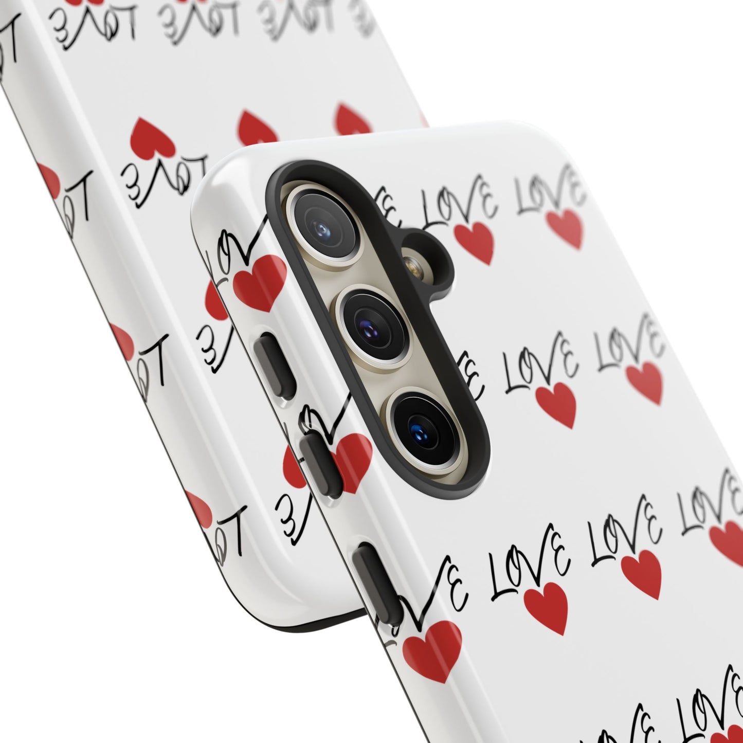 1. Love Hearts Phone Case - Tough & Stylish