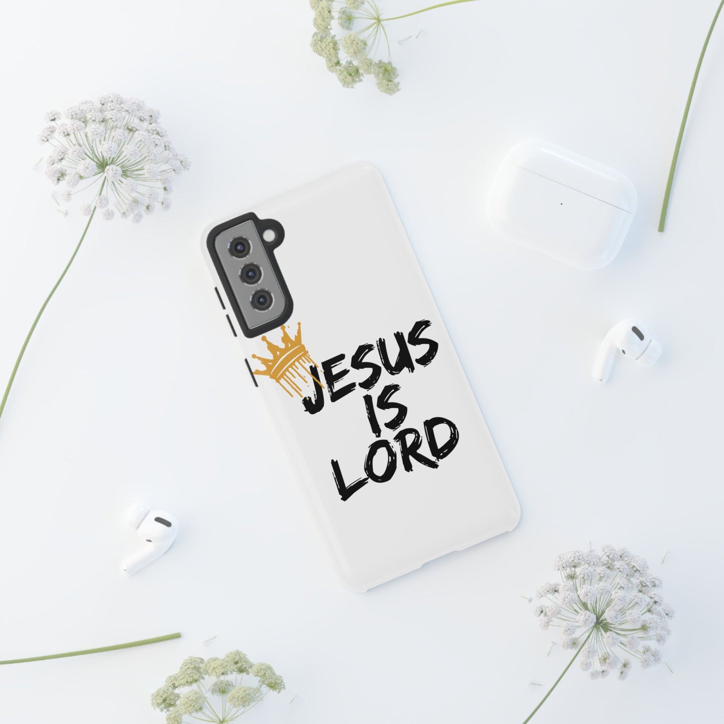 Jesus is Lord Tough Phone Case - Inspirational Christian Design