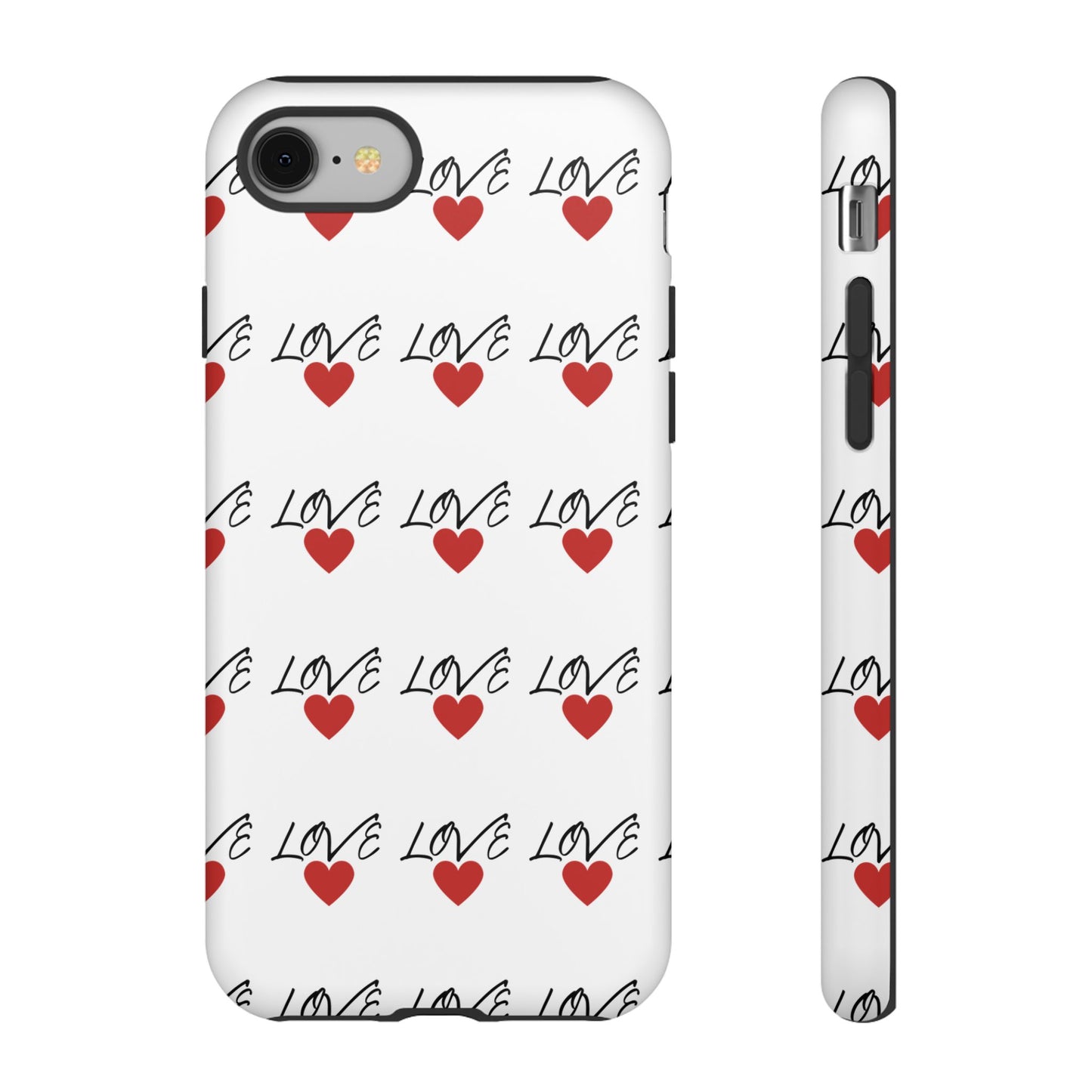 1. Love Hearts Phone Case - Tough & Stylish