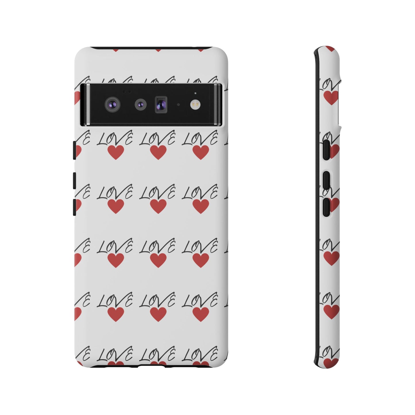1. Love Hearts Phone Case - Tough & Stylish