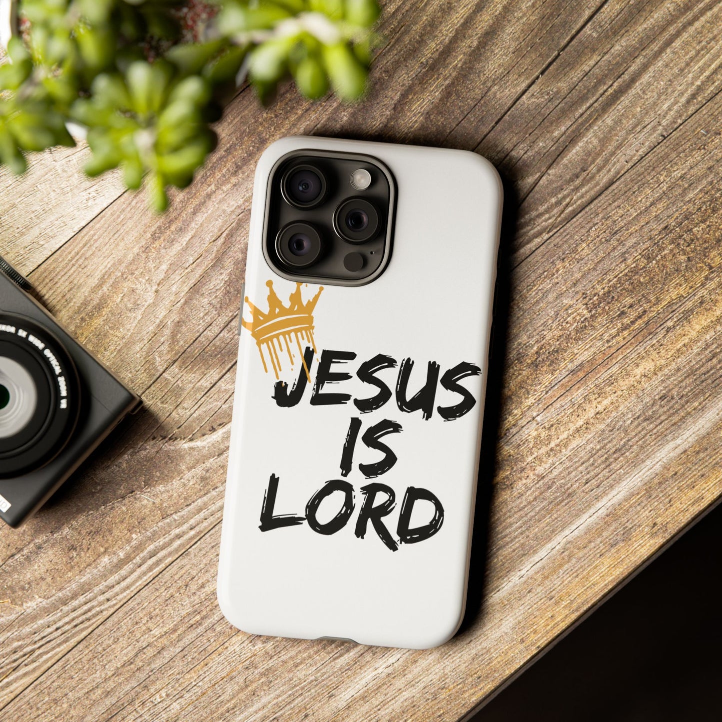 Jesus is Lord Tough Phone Case - Inspirational Christian Design