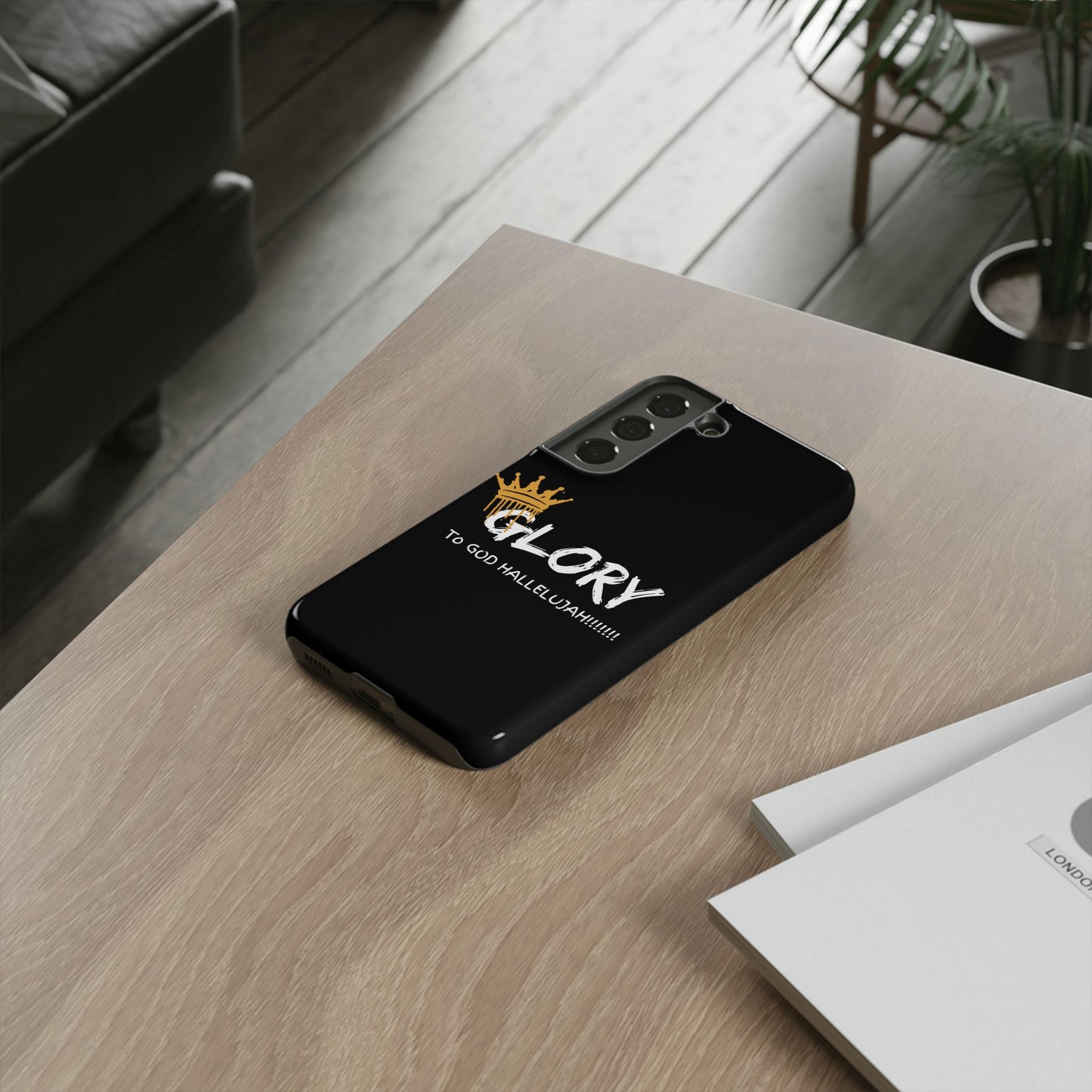 GLORY To God HALLELUJAH Inspirational Phone Case
