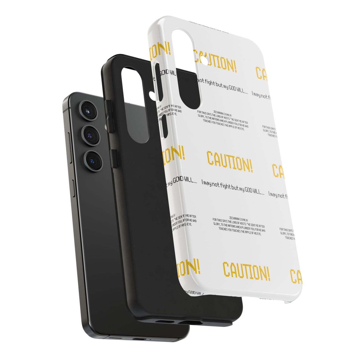 CAUTION Tough Phone Cases