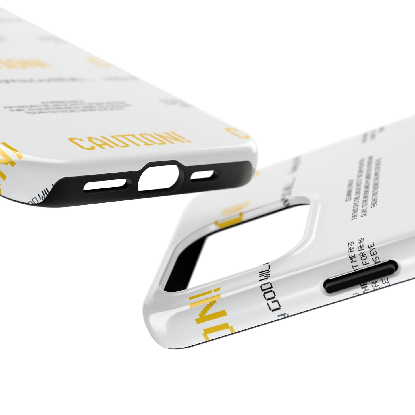 CAUTION Tough Phone Cases